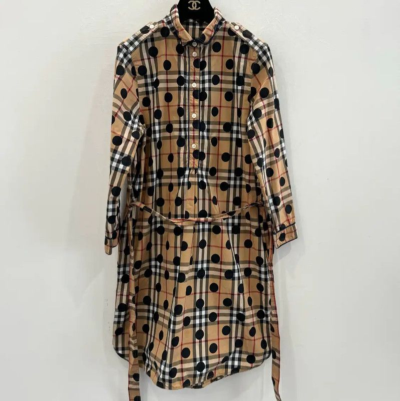 Burberry Burberry Brown Cotton Women's Shirt Size L / US 10 / IT 46 - 1 Thumbnail