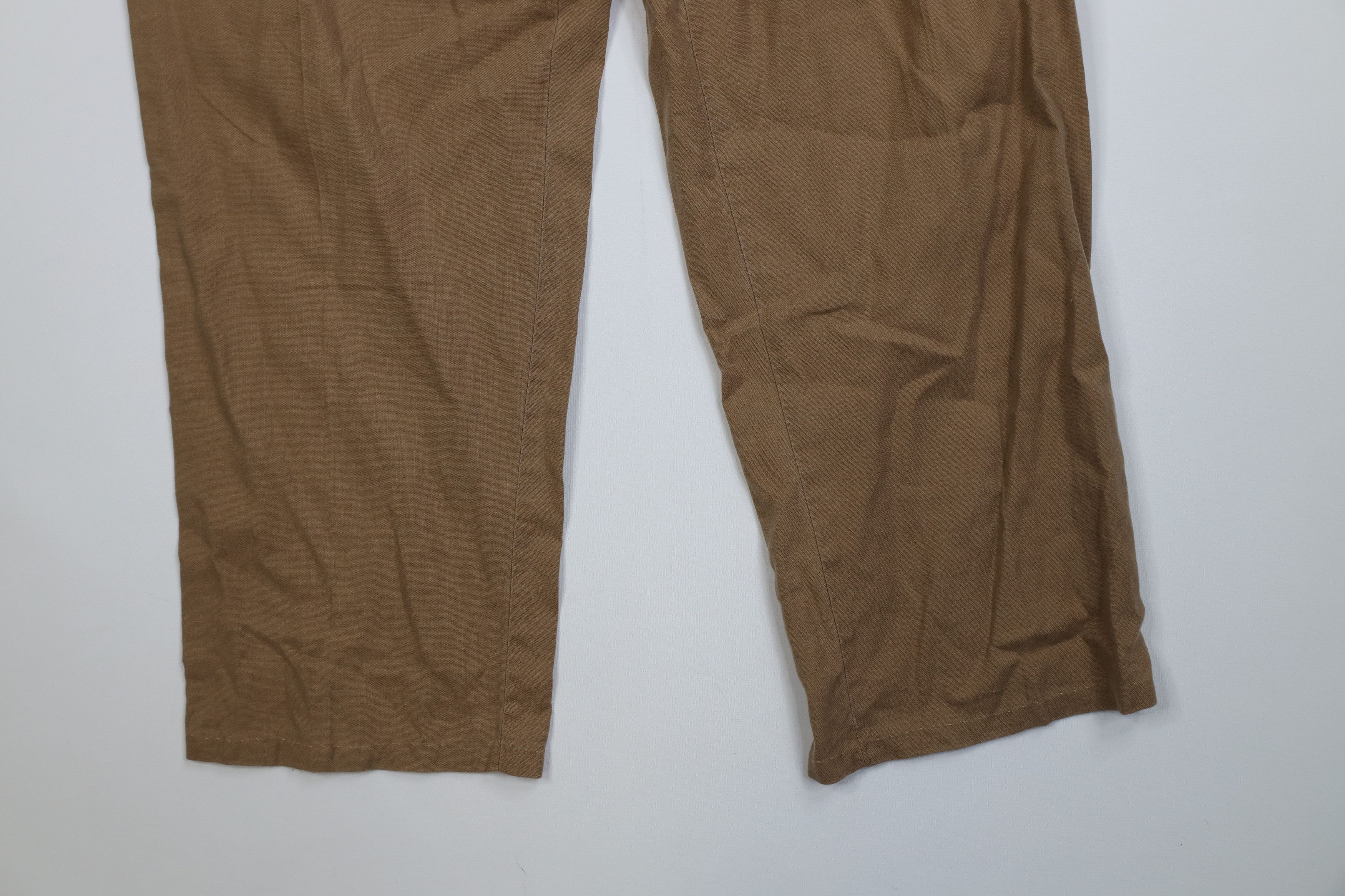 Tommy Hilfiger Vintage 90s Tommy Hilfiger Blend Knit Wide Leg Chino Pants Size US 34 / EU 50 - 4 Thumbnail