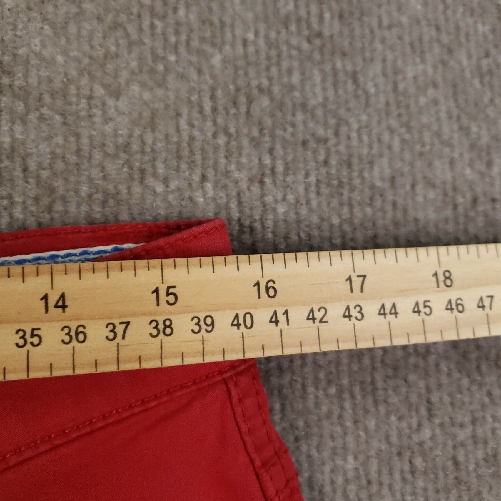 Vintage Vintage Hiltl Mens Pants Size 31x31 Red Cotton Spandex Chino Straight Casual Size US 31 - 6 Thumbnail