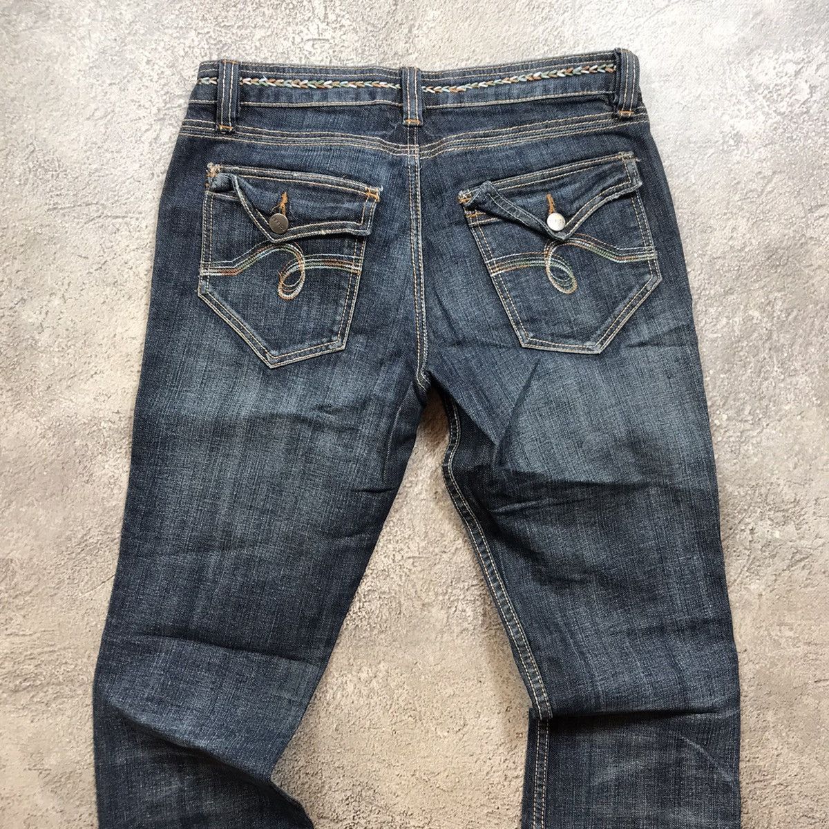 Vintage Vintage 90s Baggy Wide Leg Distressed Jeans Skate Grunge 28 Size 28" / US 6 / IT 42 - 5 Thumbnail