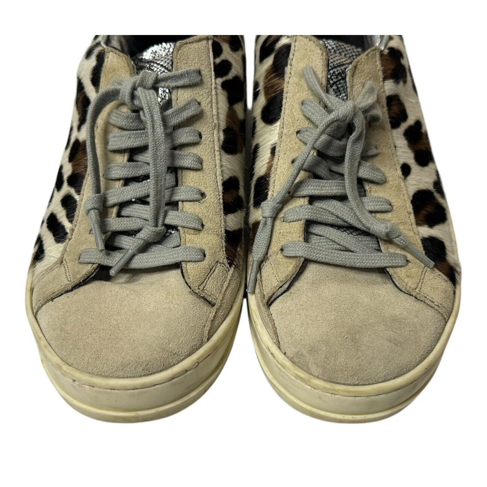 P448 P448 John Cow Genuine Calf Hair Sneakers Leopard Surf Shoes Size US 5.5 / IT 35.5 - 5 Thumbnail