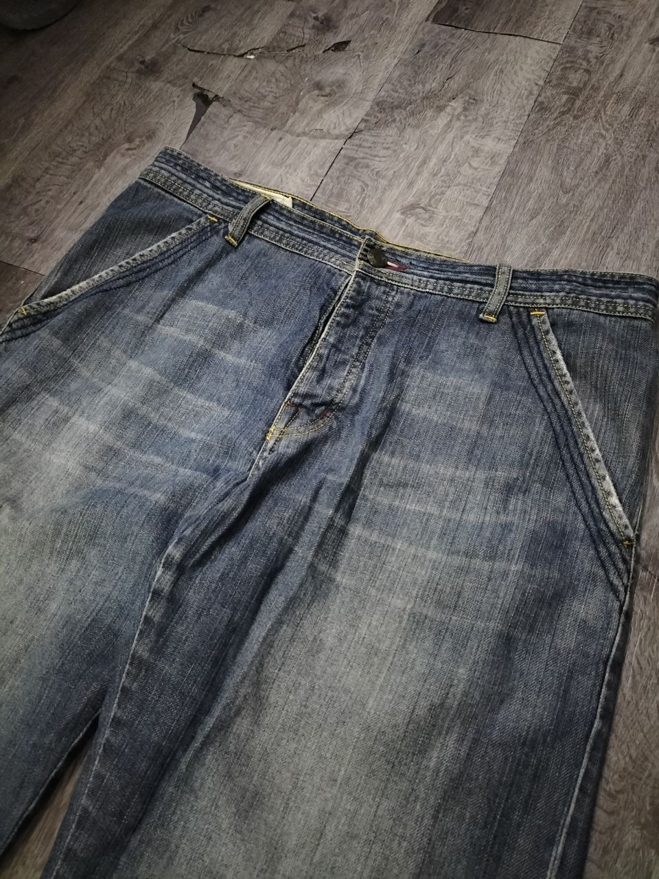 Oakley Oakley Industrial Denim mud wash distressed style jeans goa Size US 37 - 12 Thumbnail