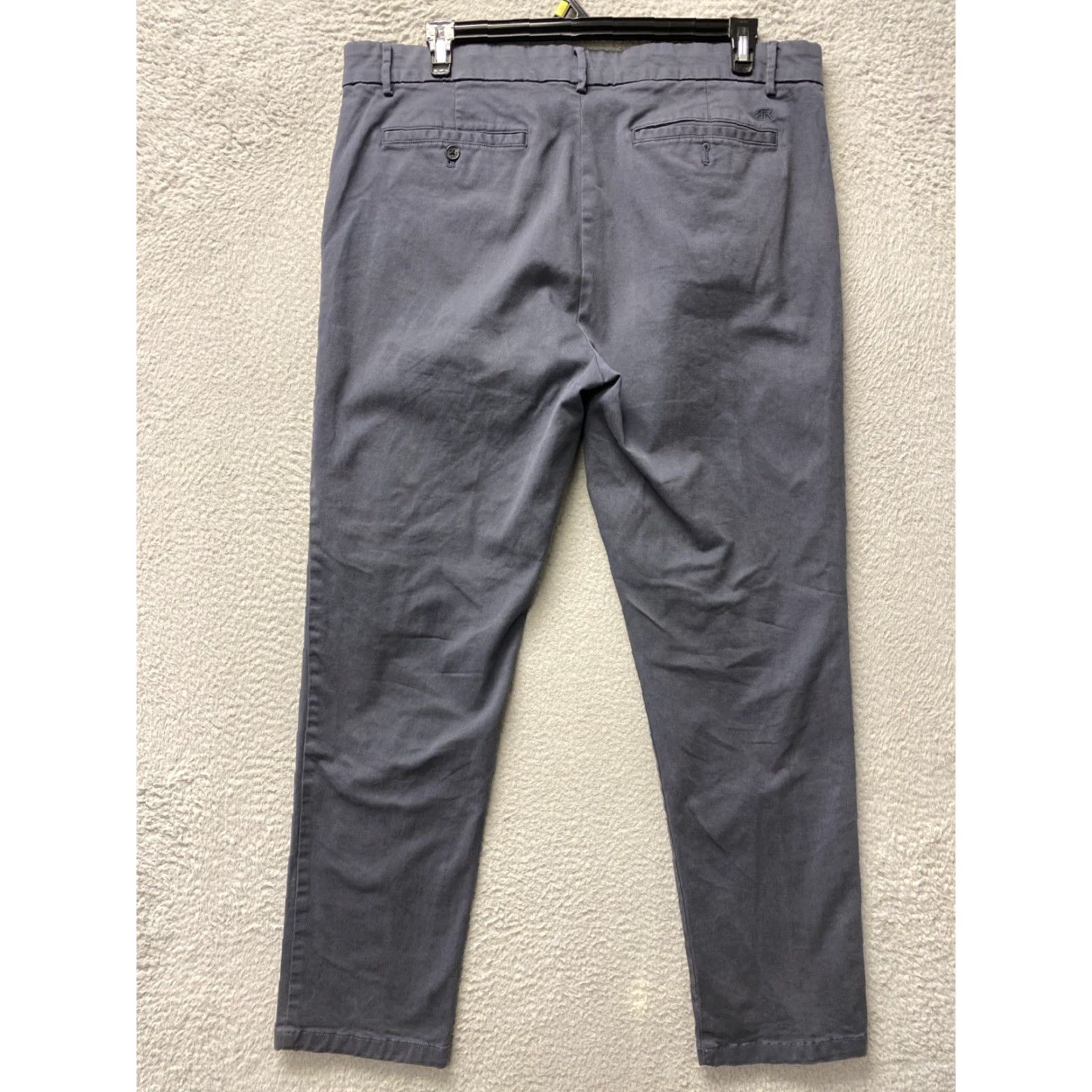 Banana Republic Banana Republic Chino Pants Mens 40x32 Slim Dark Gray Casual 5-Pocket Modern Size US 40 / EU 56 - 6 Thumbnail