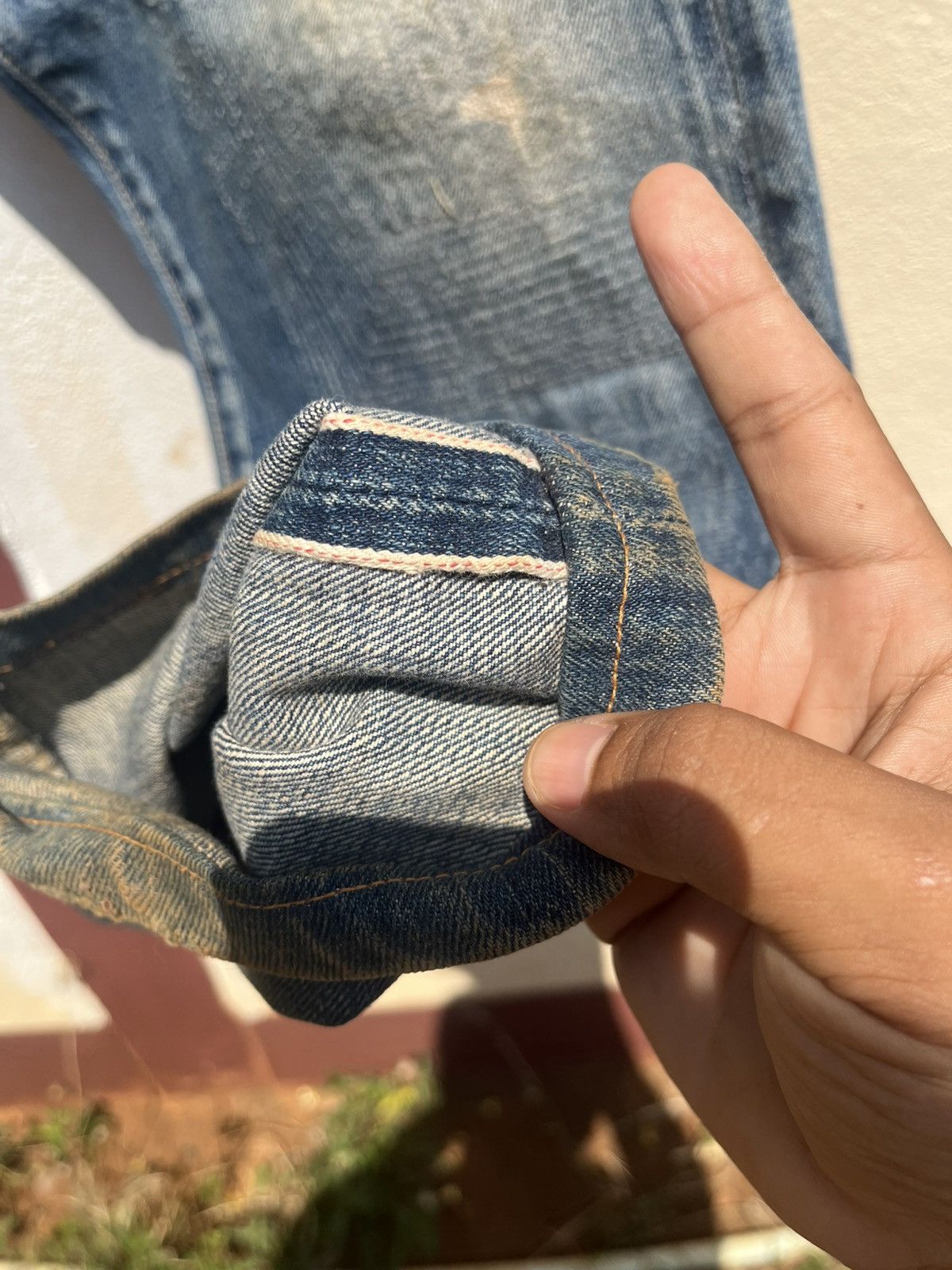 Levi's Thrashed faded Distressed levis 502xx japan grunge Size US 34 / EU 50 - 4 Thumbnail