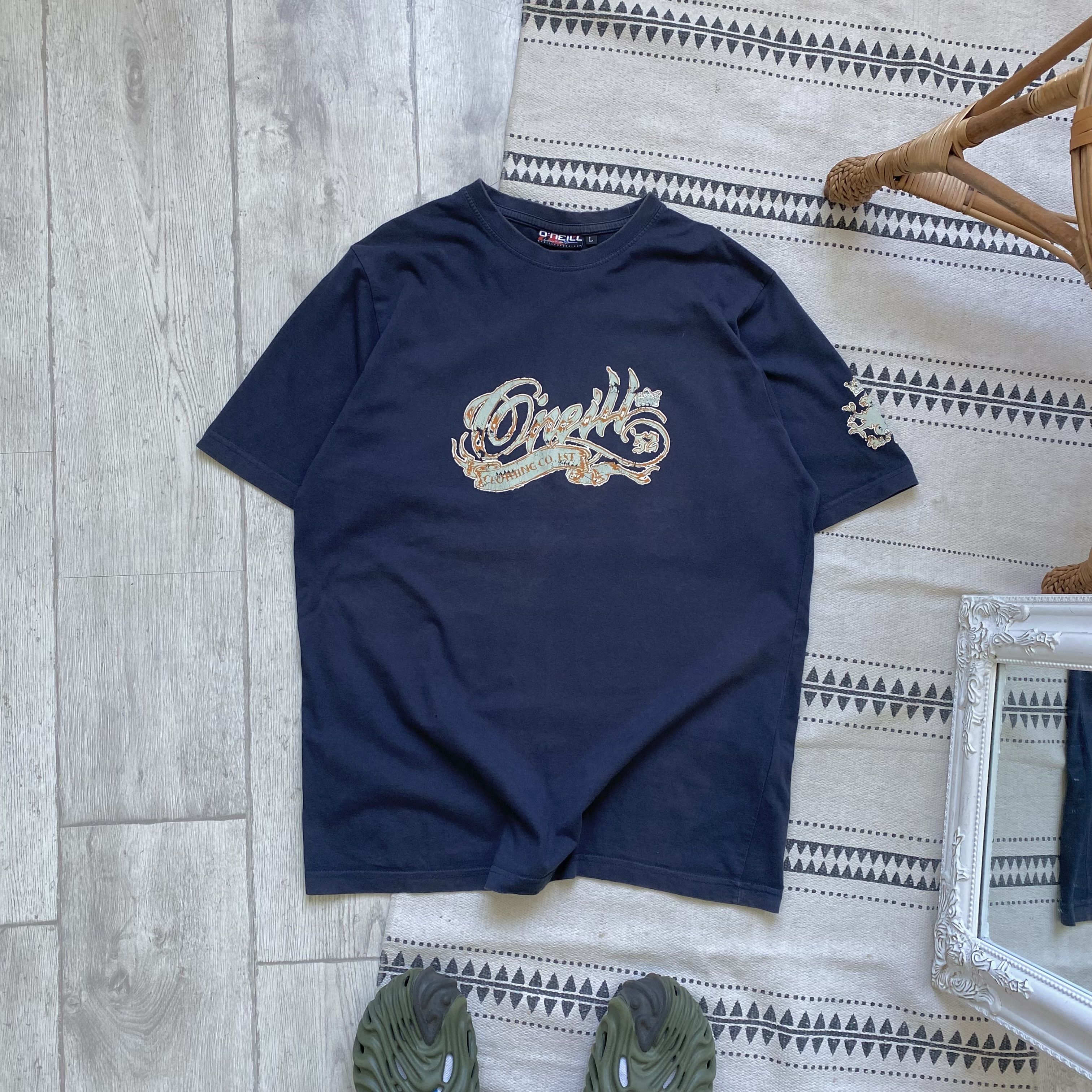 O'Neill Vintage 90s Oneill logo tee Y2K Surfing T-shirt Quiksilver Size US L / EU 52-54 / 3 - 1 Thumbnail