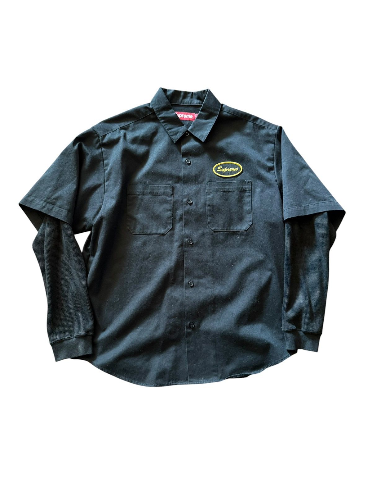 Supreme Supreme Bunnies S/S Work Shirt Black M | Grailed