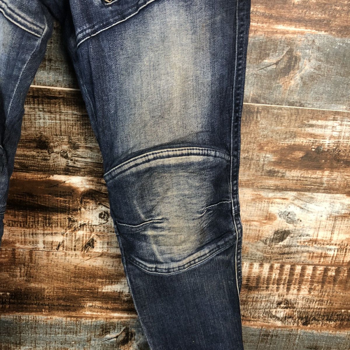 Japanese Brand Field Core japan utility Blue Denim jogger Pants #A2116 Size US 29 - 12 Thumbnail