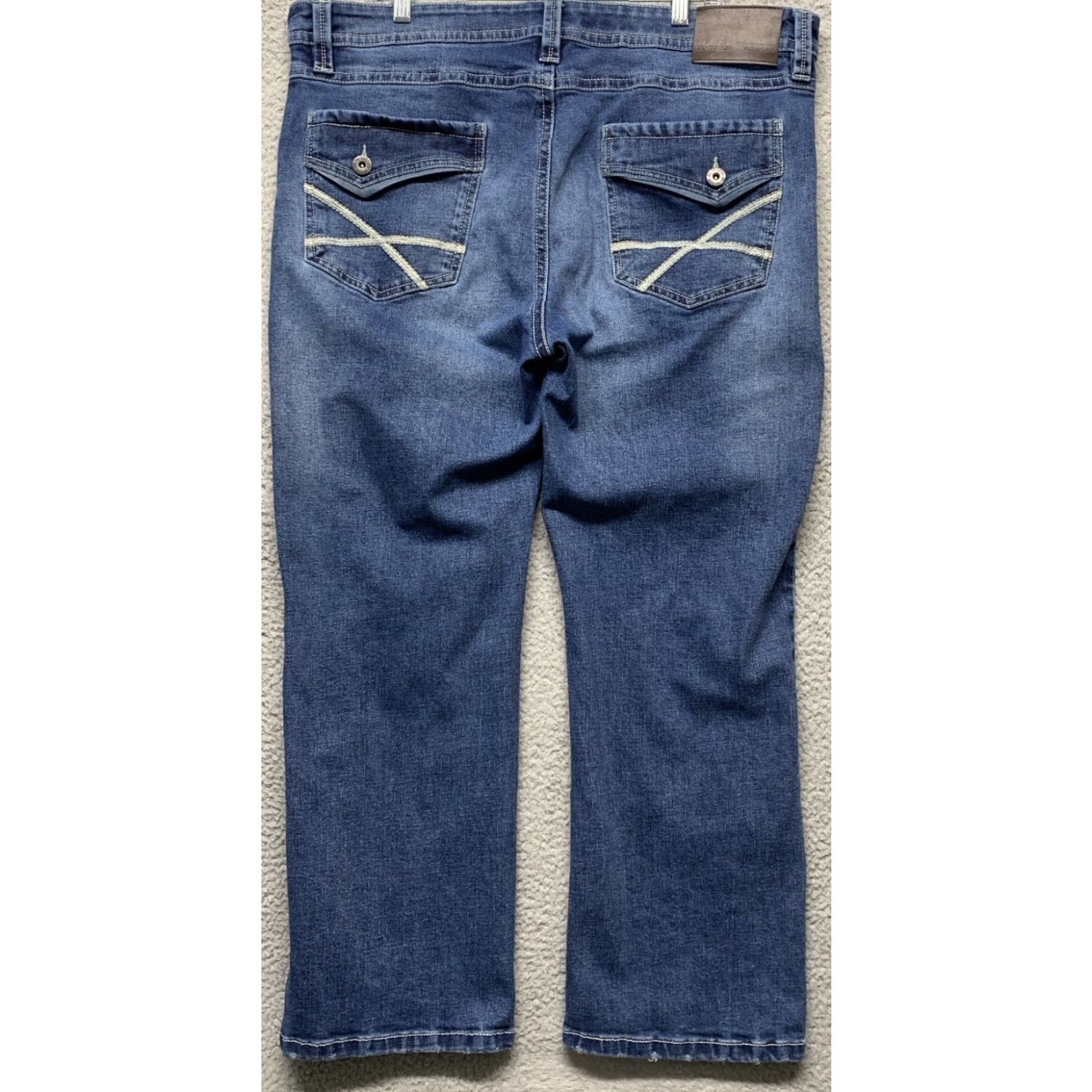 Vintage Axel Jeans Slim Bootcut 40x30 Blue Denim 99%cotton,1%spandex Regular Size Mens Size US 40 / EU 56 - 4 Thumbnail