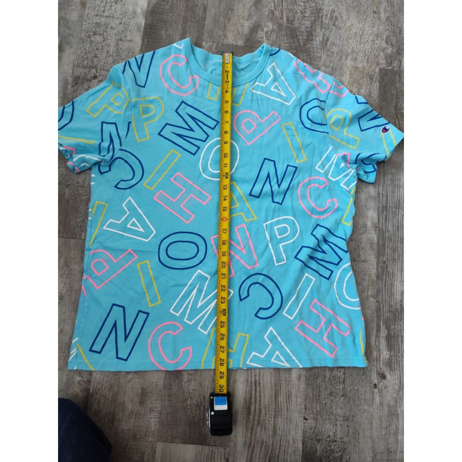 Champion Champion Graphic Logo T-Shirt Mens XL Multicolor Short Sleeve Crew Neck Sports Size US XL / EU 56 / 4 - 7 Thumbnail