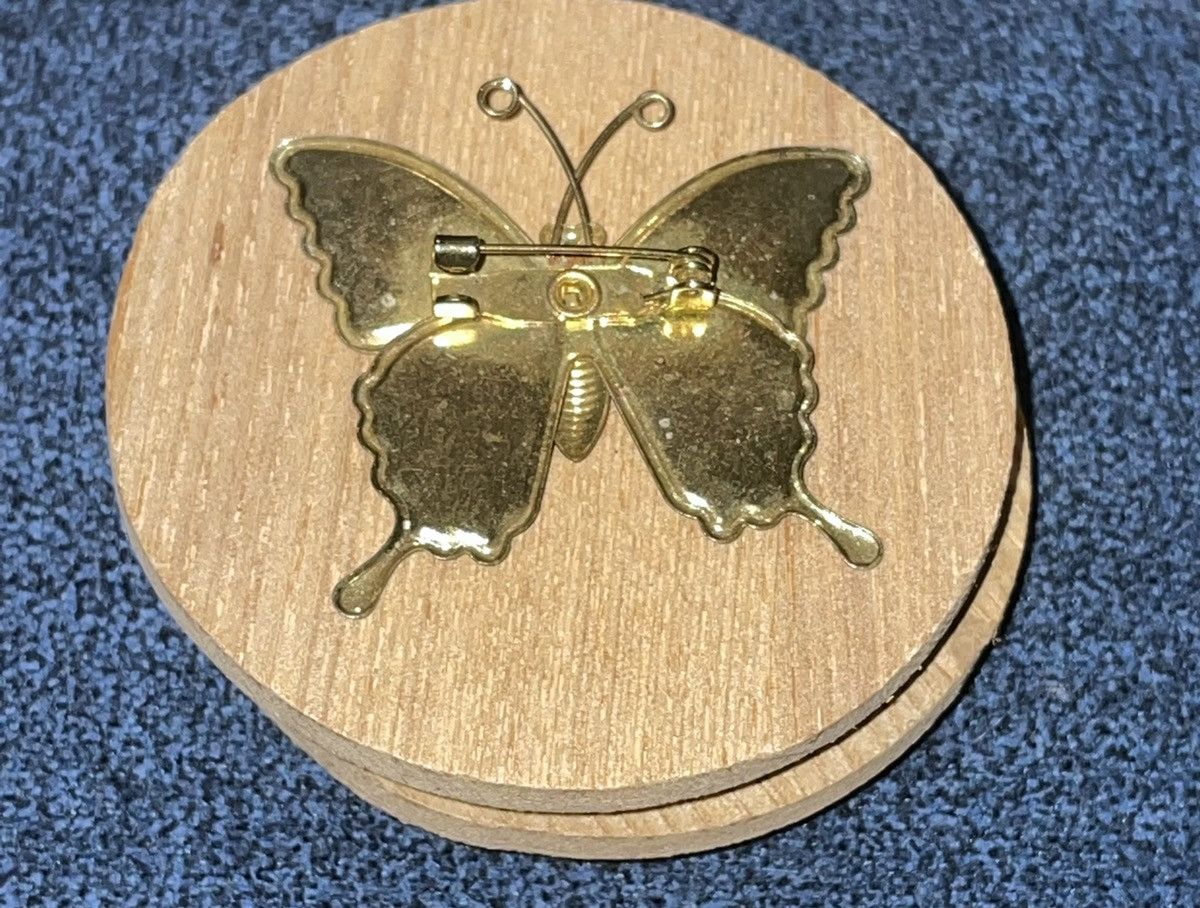 Vintage Bijoux Vintage 1970’s Butterfly Brooch Size ONE SIZE - 14 Thumbnail