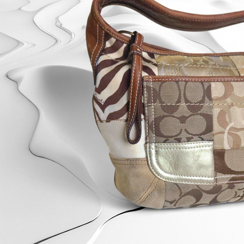Coach COACH Patchwork Ergo Bag & Wristlet 10808 Size ONE SIZE - 2 Thumbnail