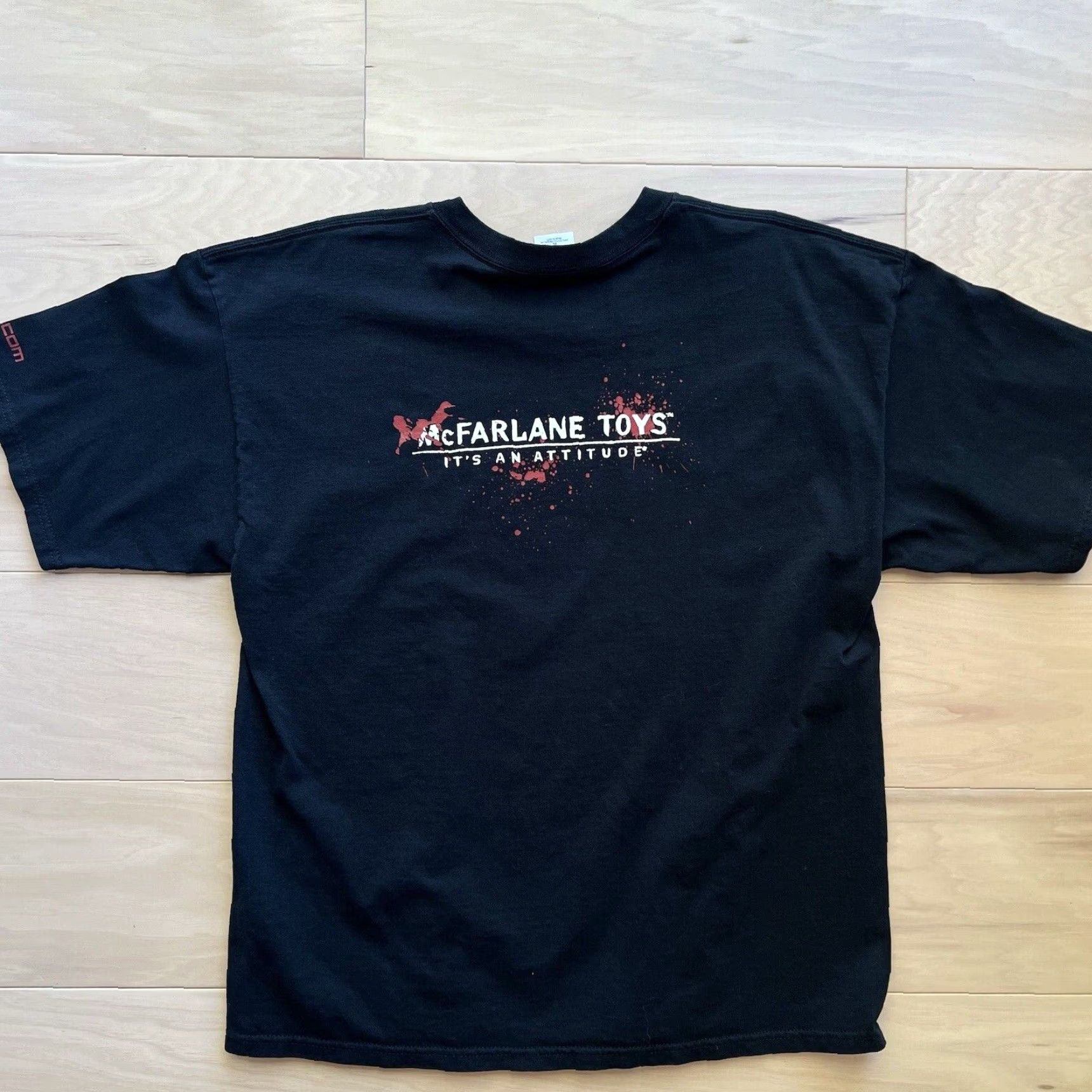 VINTAGE Spawn Shirt XL Black 90s Horror Comics Mcfarlane Toys Punk Art Mens