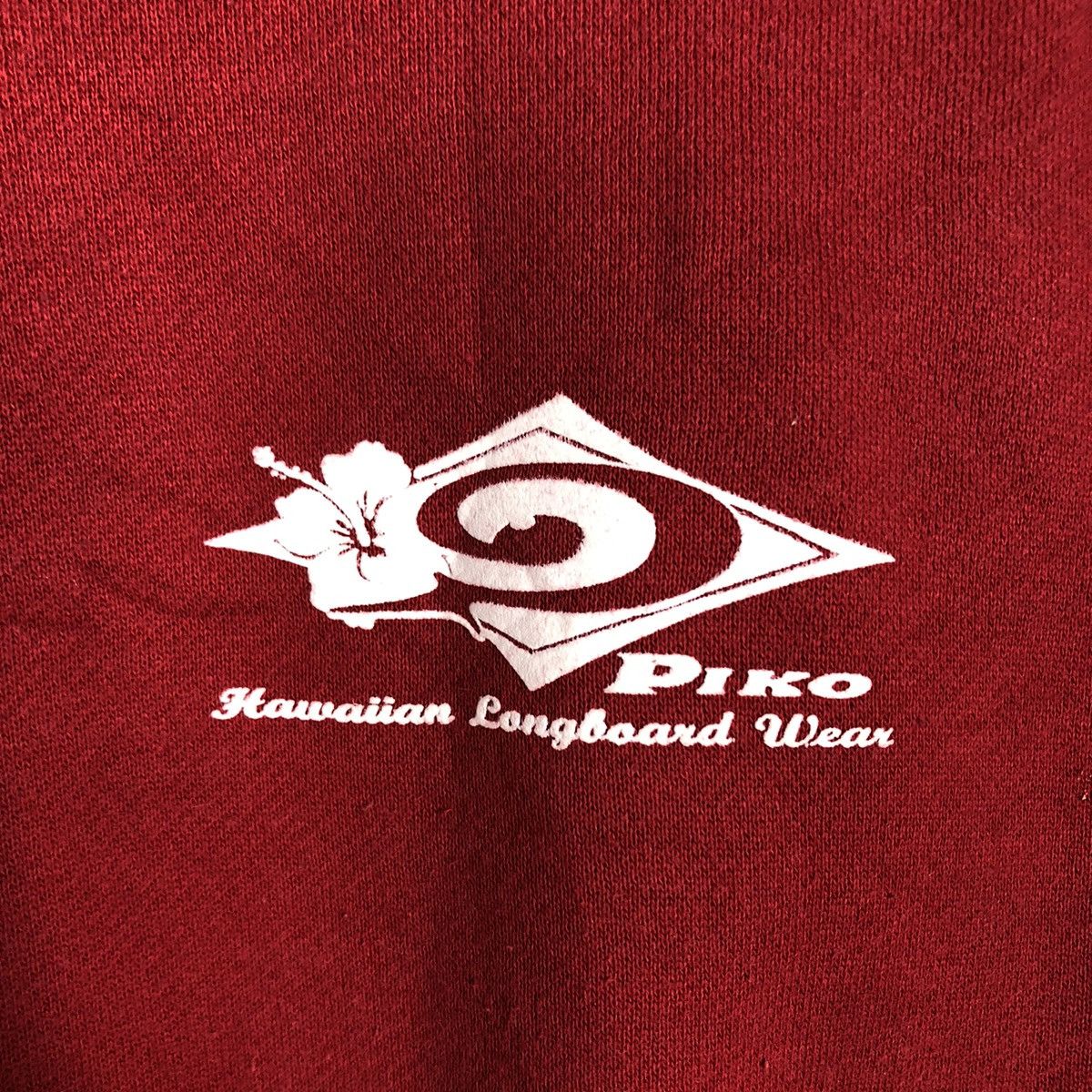 Japanese Brand × Vintage 📌Vintage Sweatshirt Piko Hawaiian Longboard Wear Big Logo Size US L / EU 52-54 / 3 - 13 Thumbnail