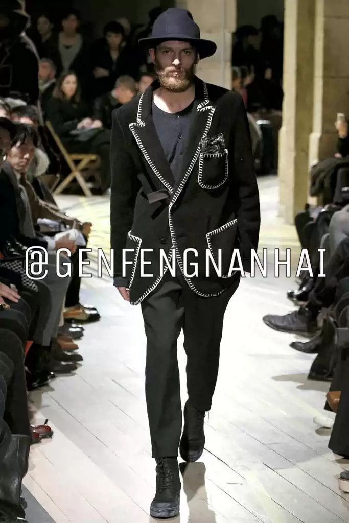 Yohji Yamamoto Yohji Yamamoto 12aw Hand-stitched Wool With Bright Thread B Size US M / EU 48-50 / 2 - 4 Thumbnail