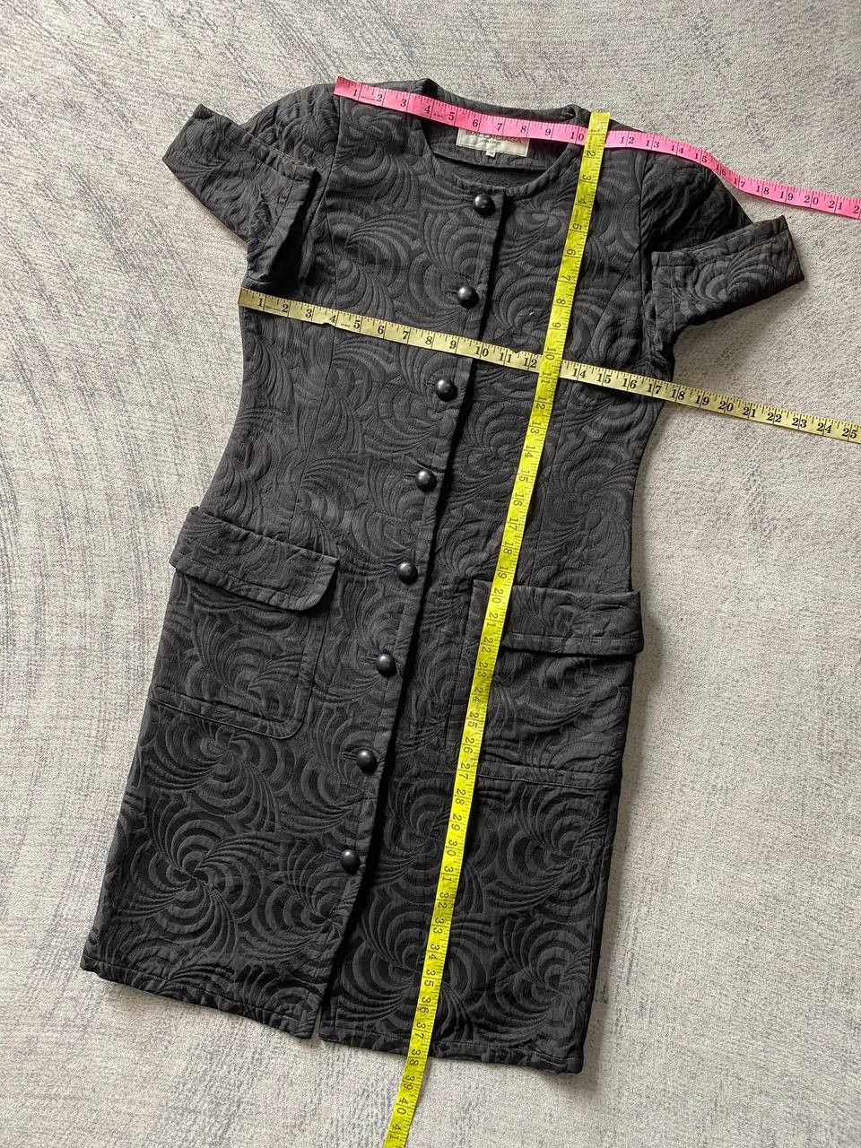 Balenciaga × Vintage Vintage Balenciaga Paris Jacquard Button-Up Dress Size XS / US 0-2 / IT 36-38 - 9 Thumbnail