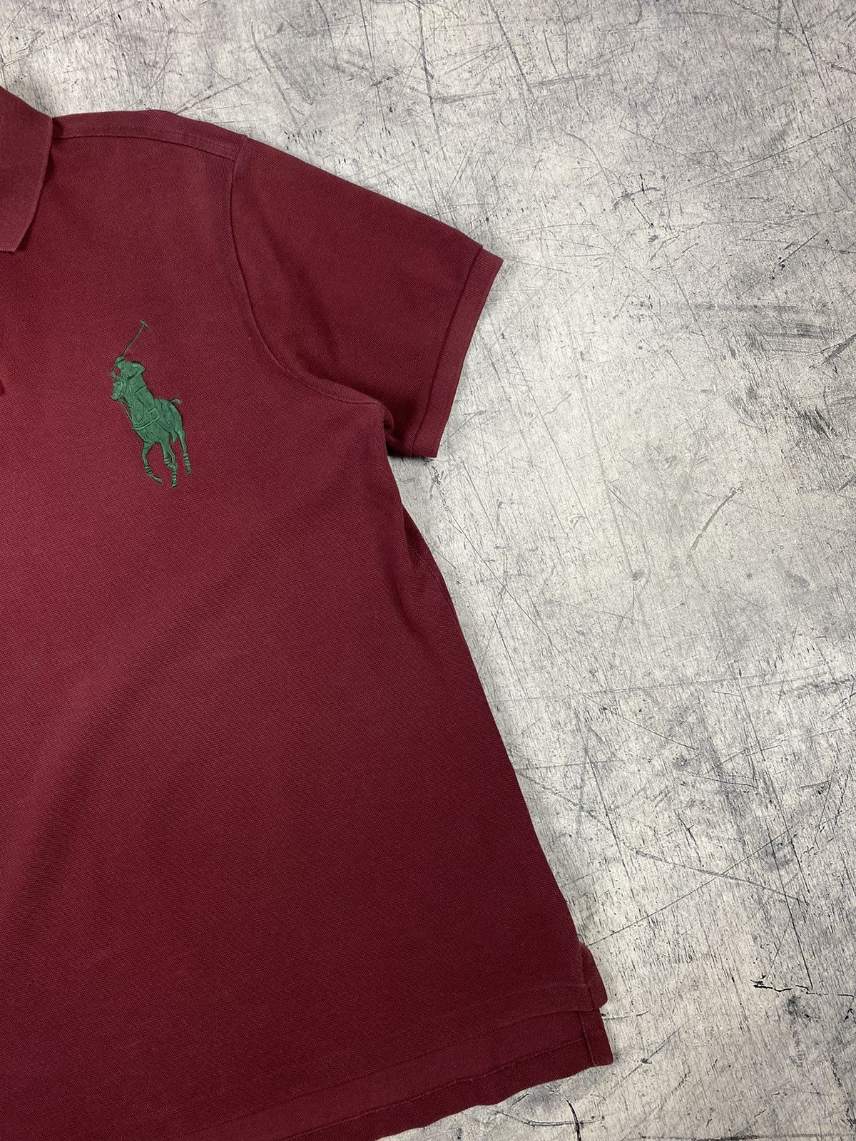 Polo Ralph Lauren Vintage Y2K Polo Ralph Lauren Big Pony Rugby Shirt Size US L / EU 52-54 / 3 - 4 Thumbnail