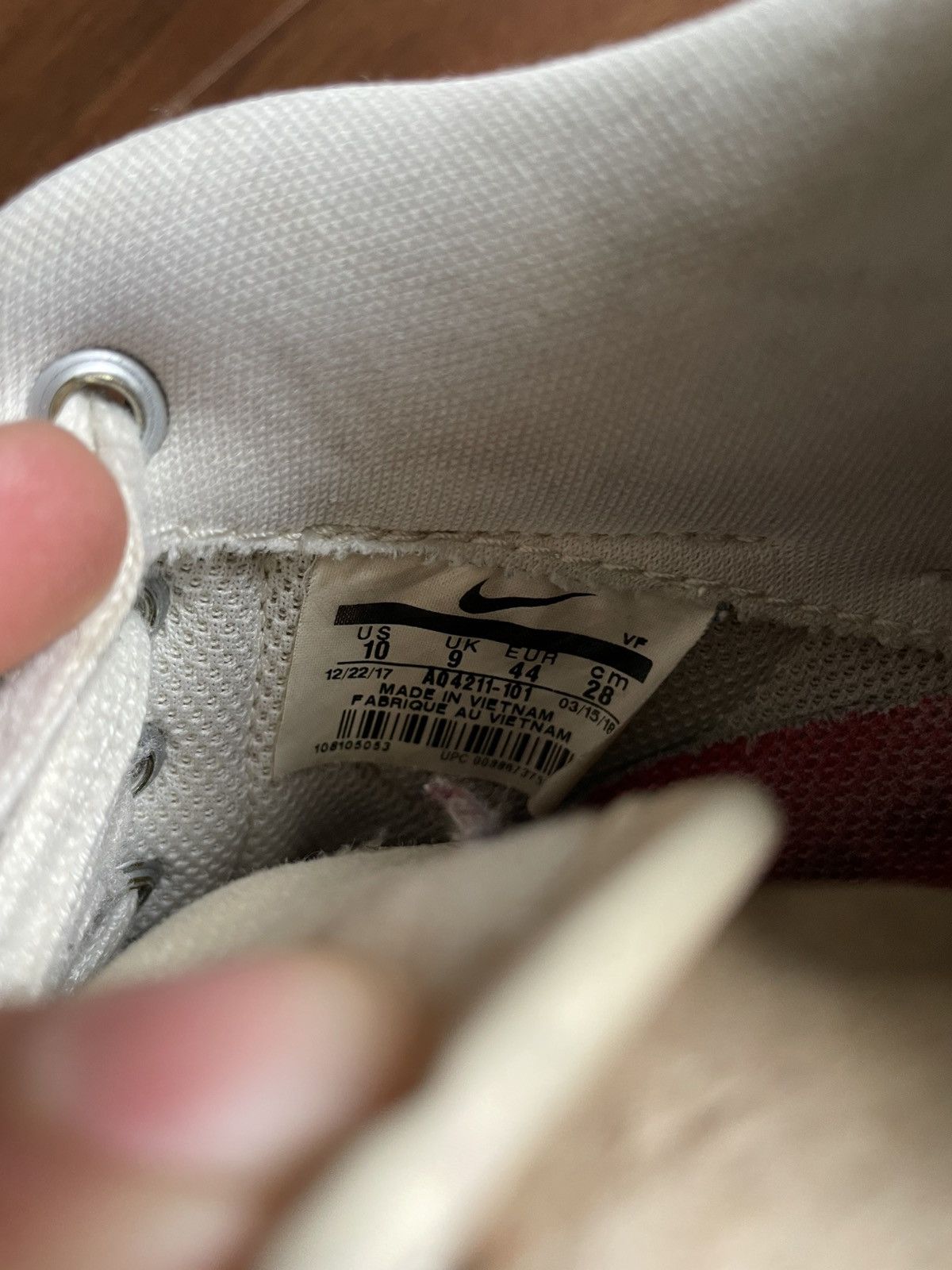 Nike × Travis Scott Nike Air Force 1 Low Travis Scott Sail Size US 10 / EU 43 - 8 Thumbnail