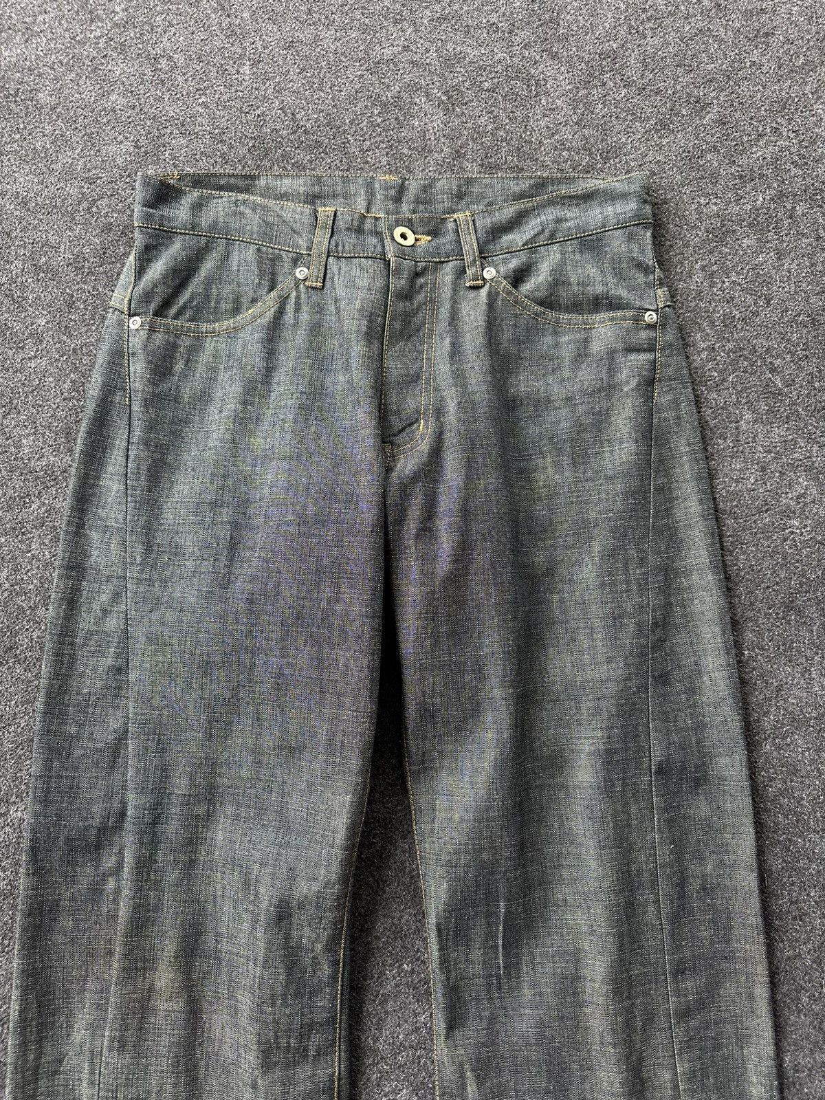 Beauty Beast Nicole Club For Men Black Wax Wideleg Denim D246 Size US 30 / EU 46 - 3 Thumbnail