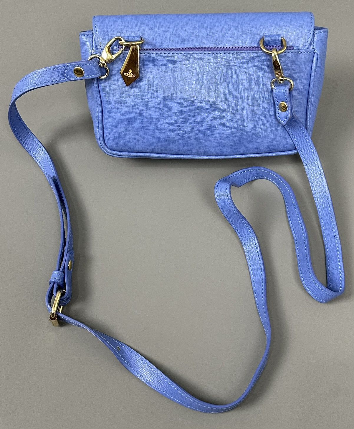 Vivienne Westwood Vivienne Westwood - Saffiano Leather Crossbody Bag Orb Logo Size ONE SIZE - 3 Thumbnail