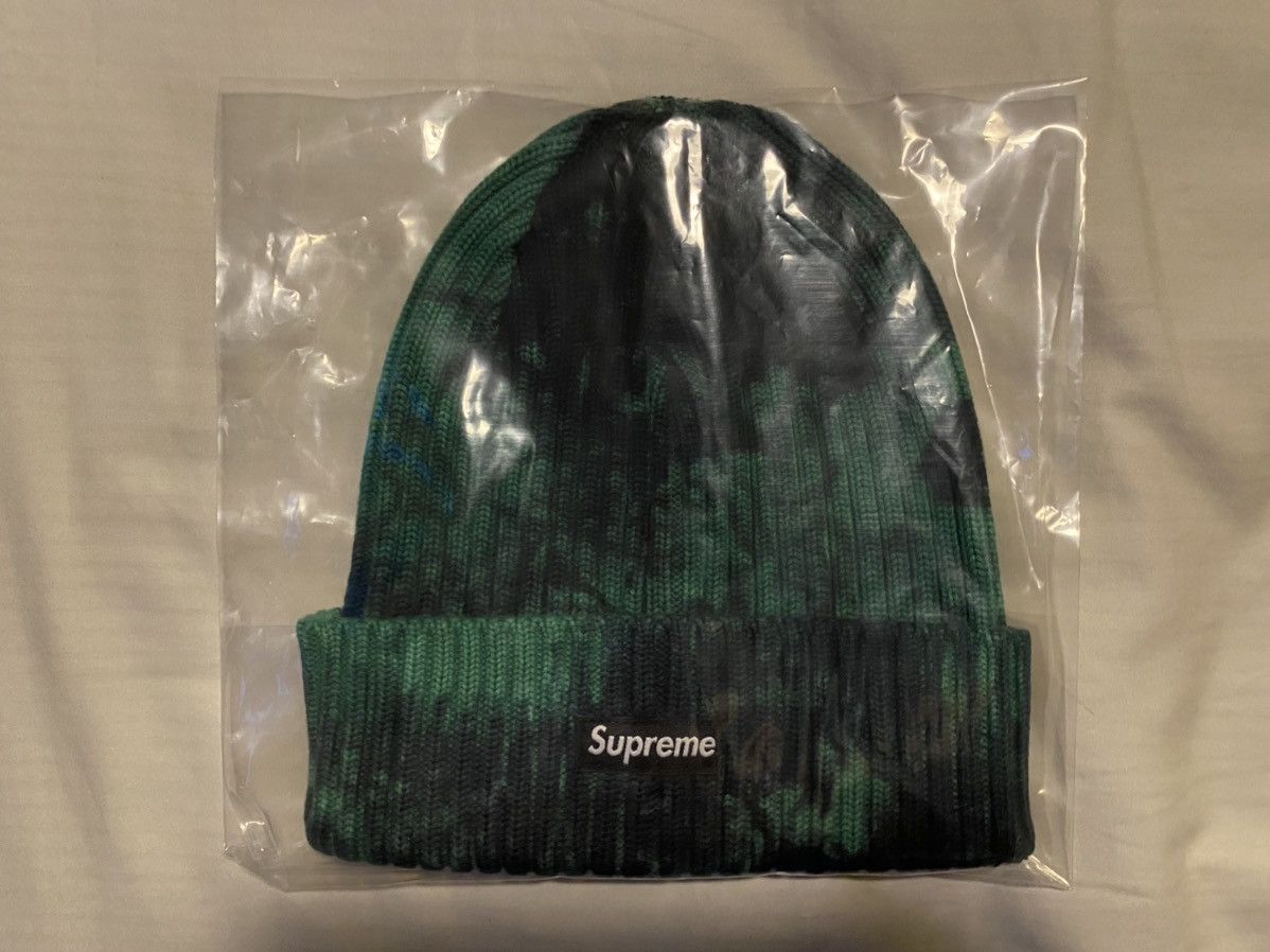 Supreme Supreme SS24BN7 Overdyed Beanie Splatter Green | Grailed