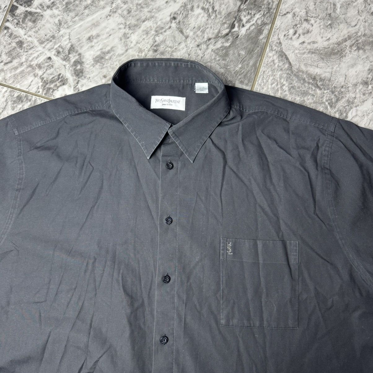Vintage × Yves Saint Laurent Yves Saint Laurent Shirt vintage Size US XXL / EU 58 / 5 - 2 Thumbnail