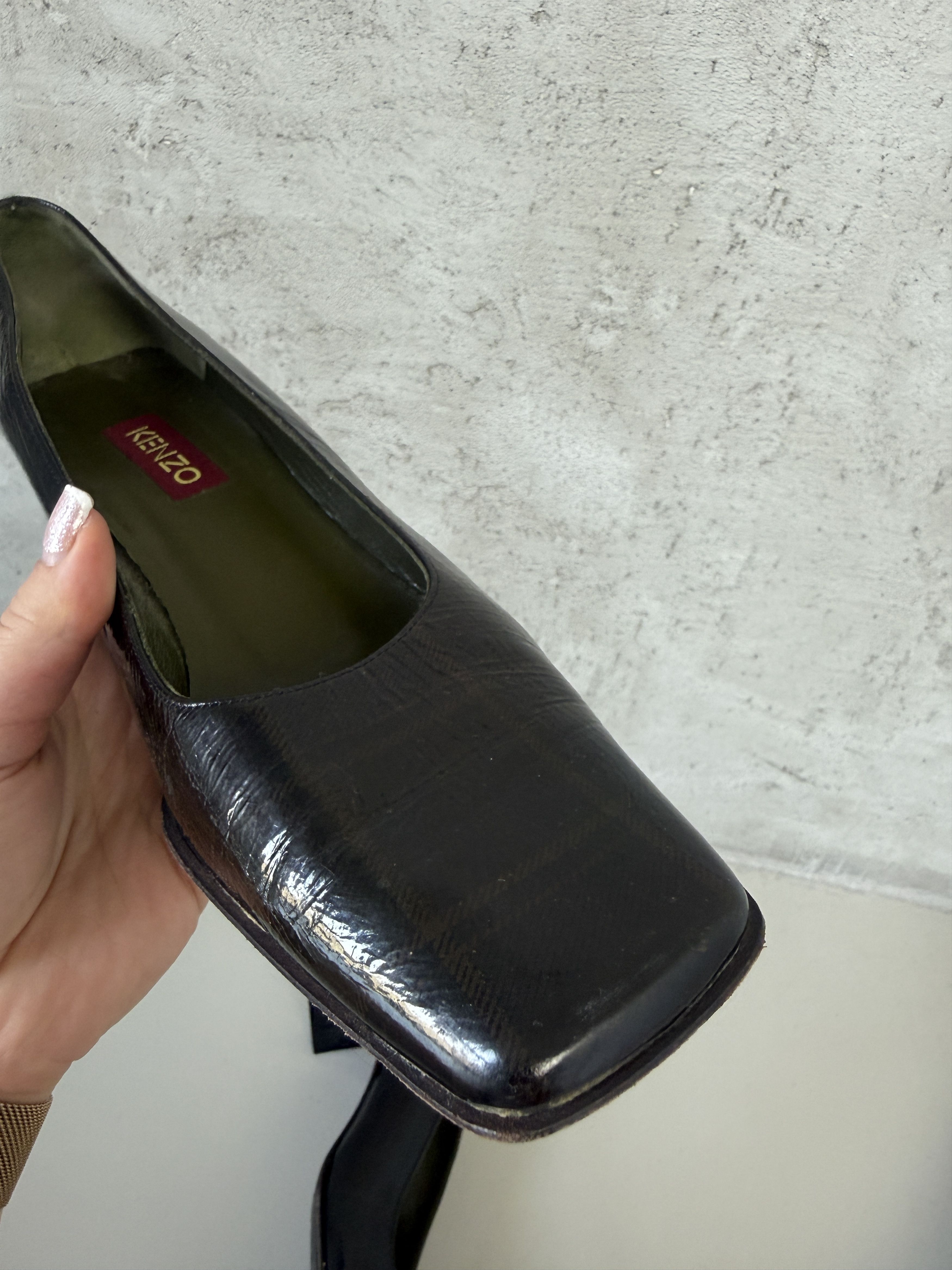 Kenzo Kenzo vintage heels square end checked rare Size US 8.5 / IT 38.5 - 9 Thumbnail