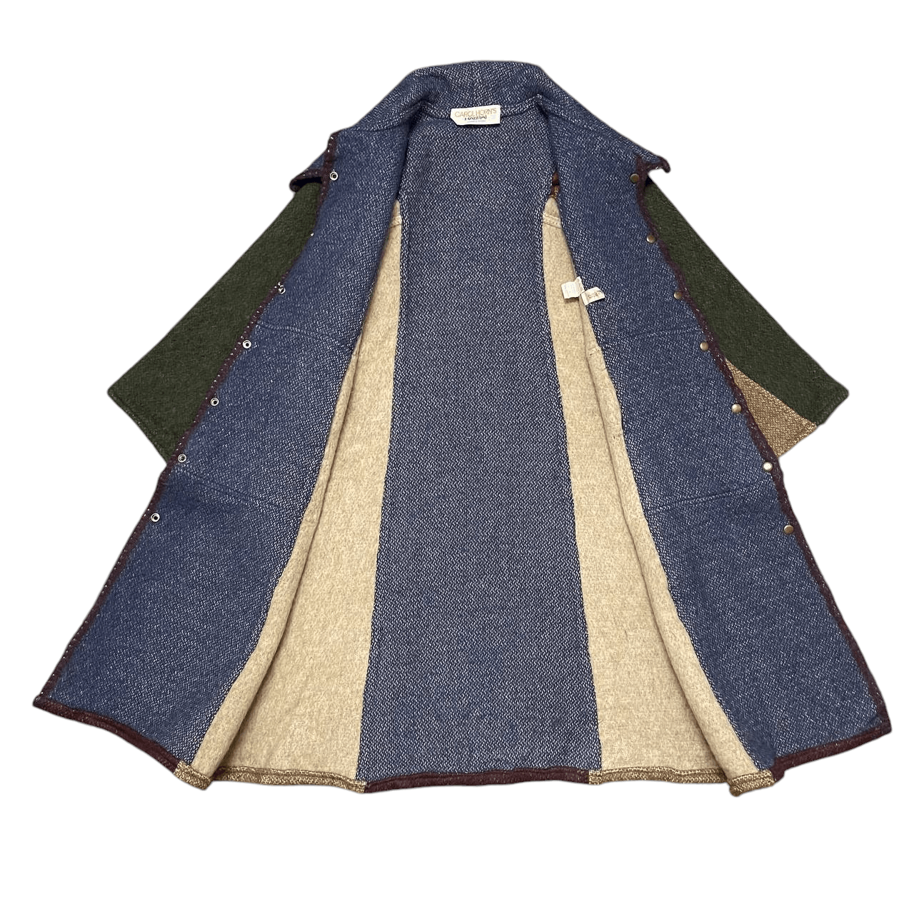 Japanese Brand Vintage Carol Horns Habitat Produce by Hanasaki Wool Coat Size S / US 4 / IT 40 - 6 Thumbnail