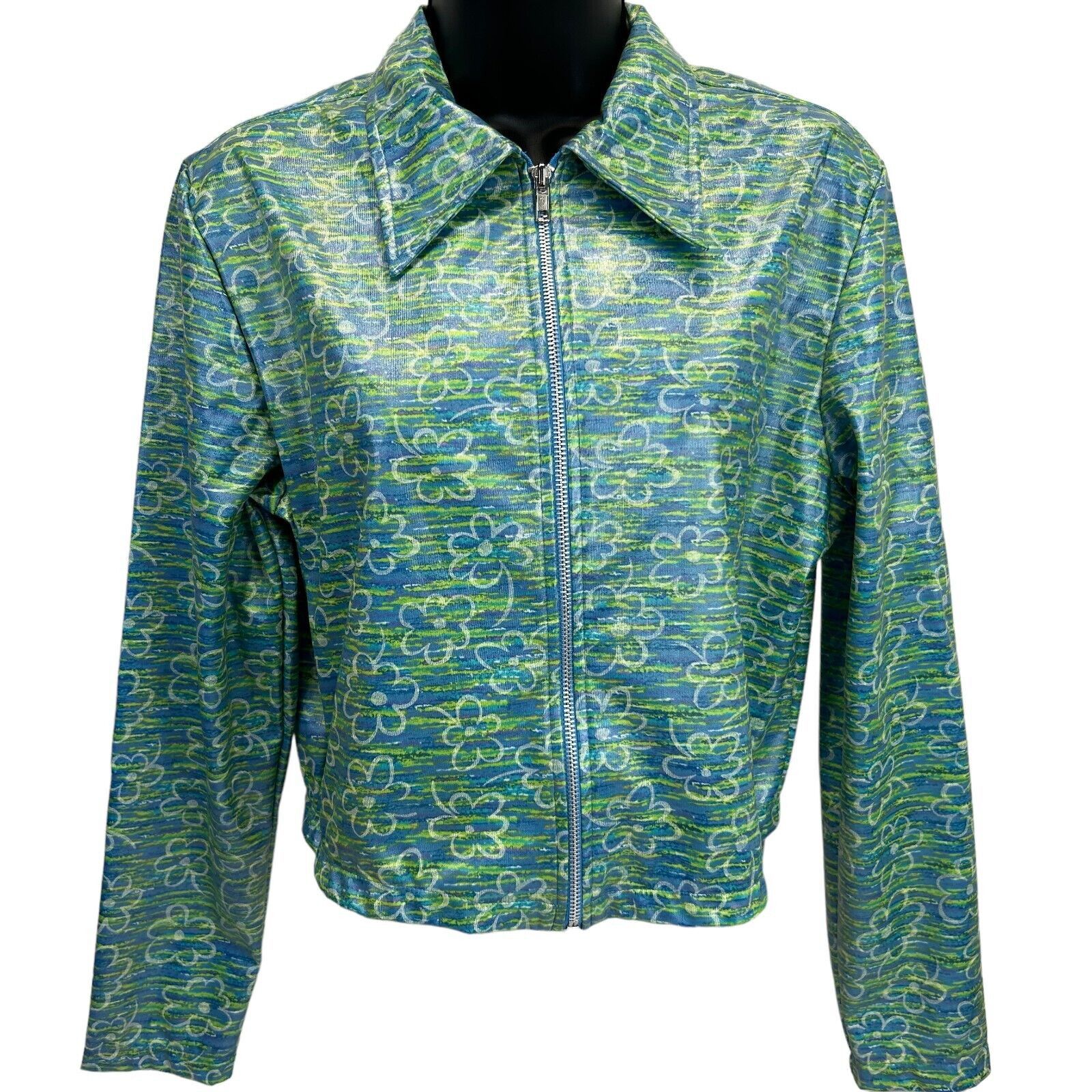 Vintage Vintage 90s 5-7-9 Cropped Rain Jacket Green 579 Juniors M Size M / US 6-8 / IT 42-44 - 1 Thumbnail