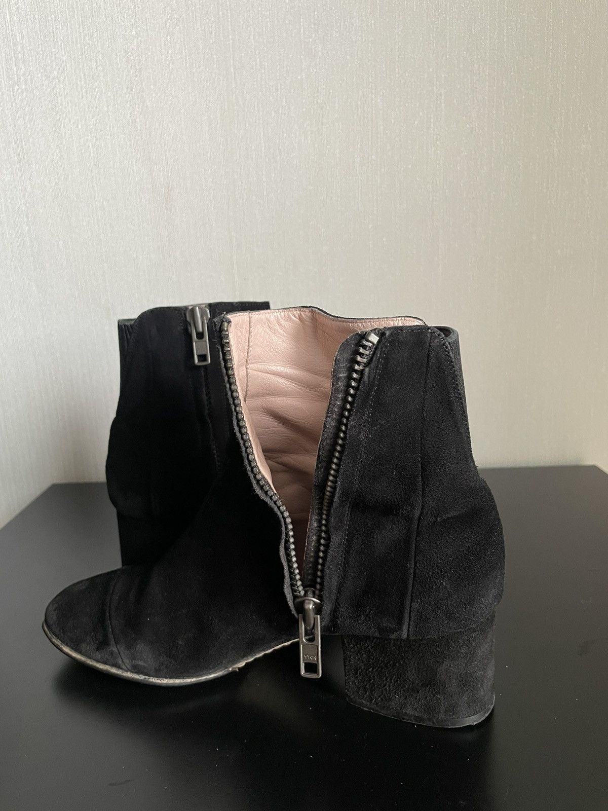 Acne Studios Archive Acne Studios Cyber Ankle Square Toe Boots Suede Hype Size US 8 / IT 38 - 13 Thumbnail