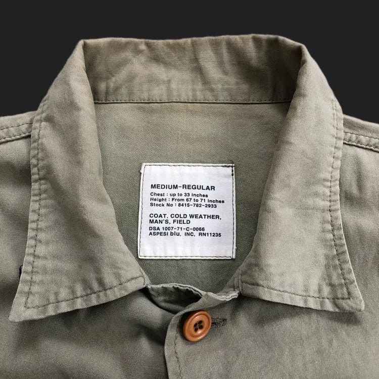 Aspesi Aspesi Blu USN Bunker Hill CV-17 OG Shirt Size US M / EU 48-50 / 2 - 9 Thumbnail