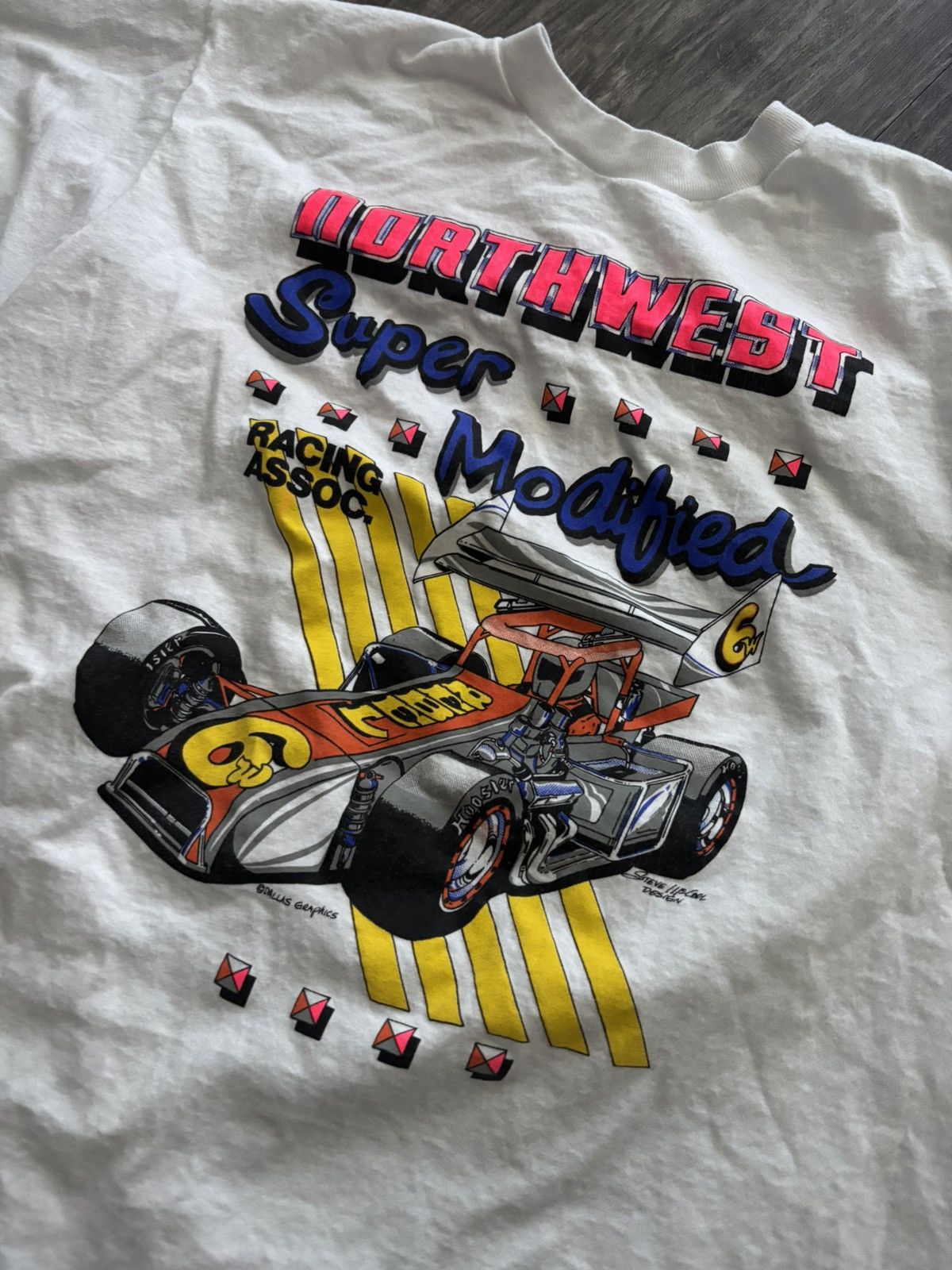 Vintage VINTAGE NSRA Tee Size US XL / EU 56 / 4 - 2 Thumbnail