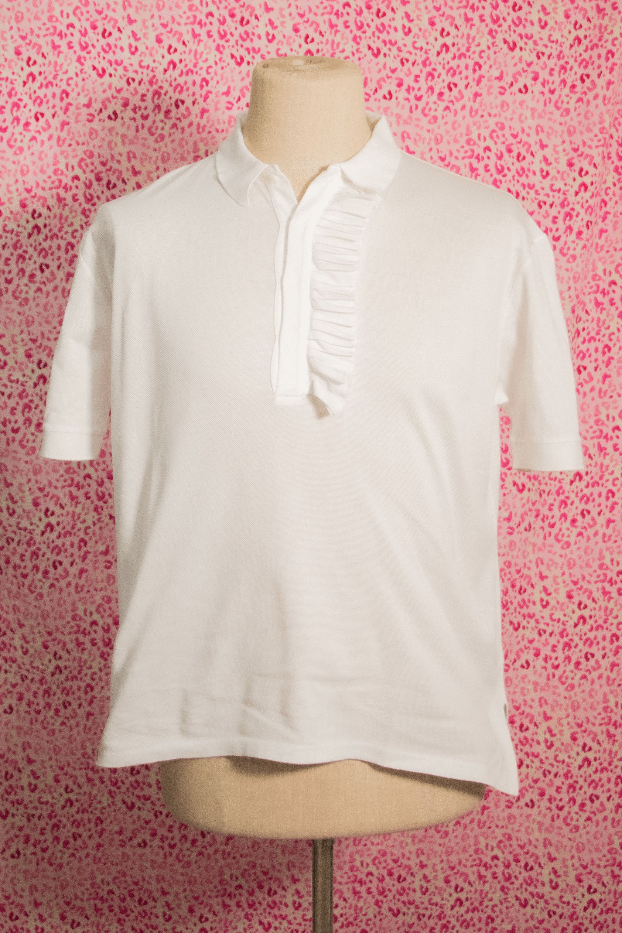 Dior Dior Homme Vintage Ruffle Polo Shirt Size US XL / EU 56 / 4 - 1 Thumbnail