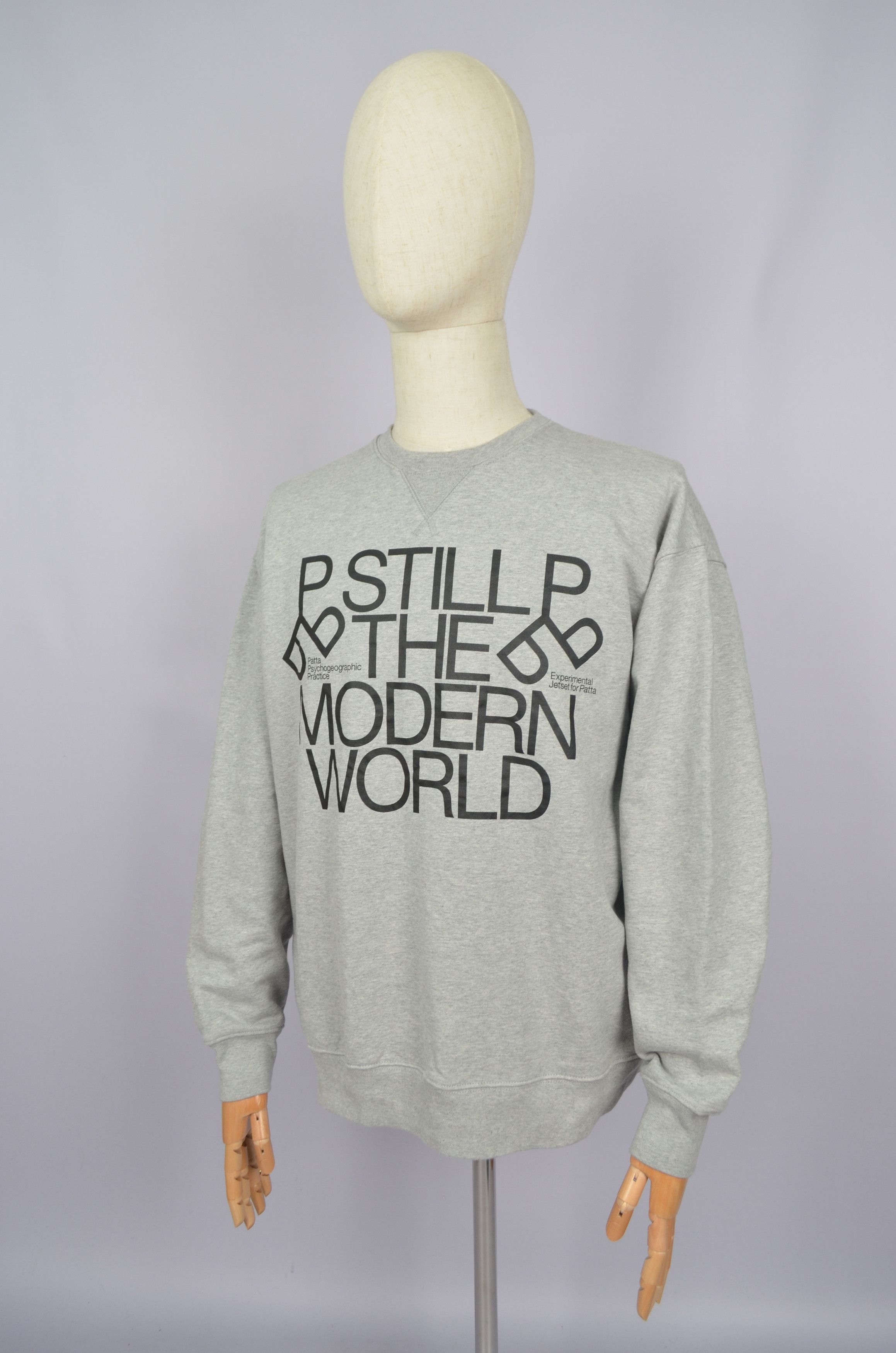 Designer × Patta Patta x Experimental Jetset Crewneck Sweatshirt Grey Size M Size US M / EU 48-50 / 2 - 12 Thumbnail
