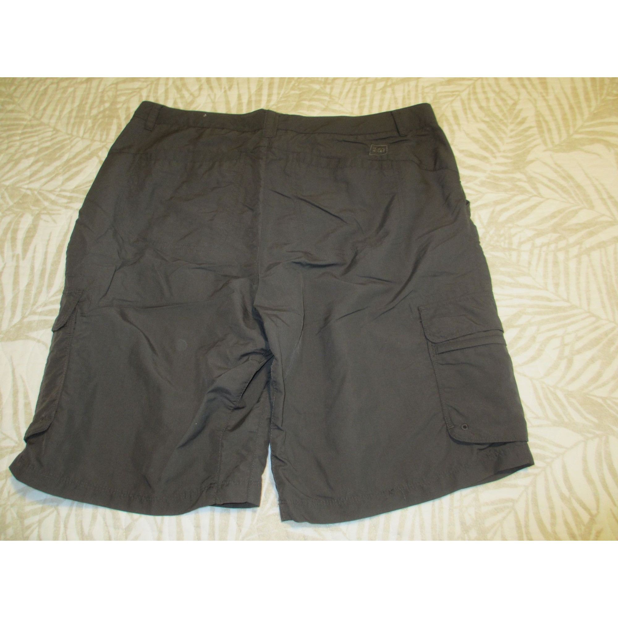 Rei REI Womens Nylon Cargo Shorts Size 14 Dark Gray Lightweight Size 36" / US 14 / IT 50 - 2 Thumbnail