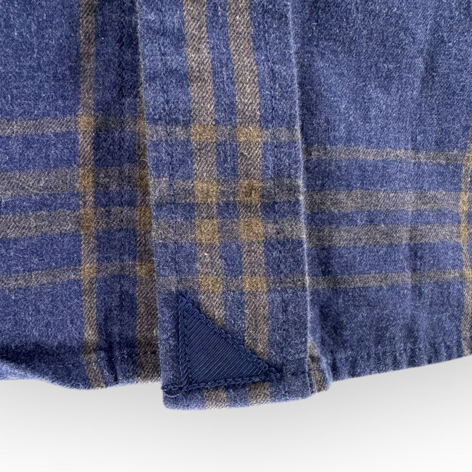 UNTUCKit UNTUCKit Radford Flannel Shirt Men's L Slim Fit Blue Plaid Size US L / EU 52-54 / 3 - 5 Thumbnail