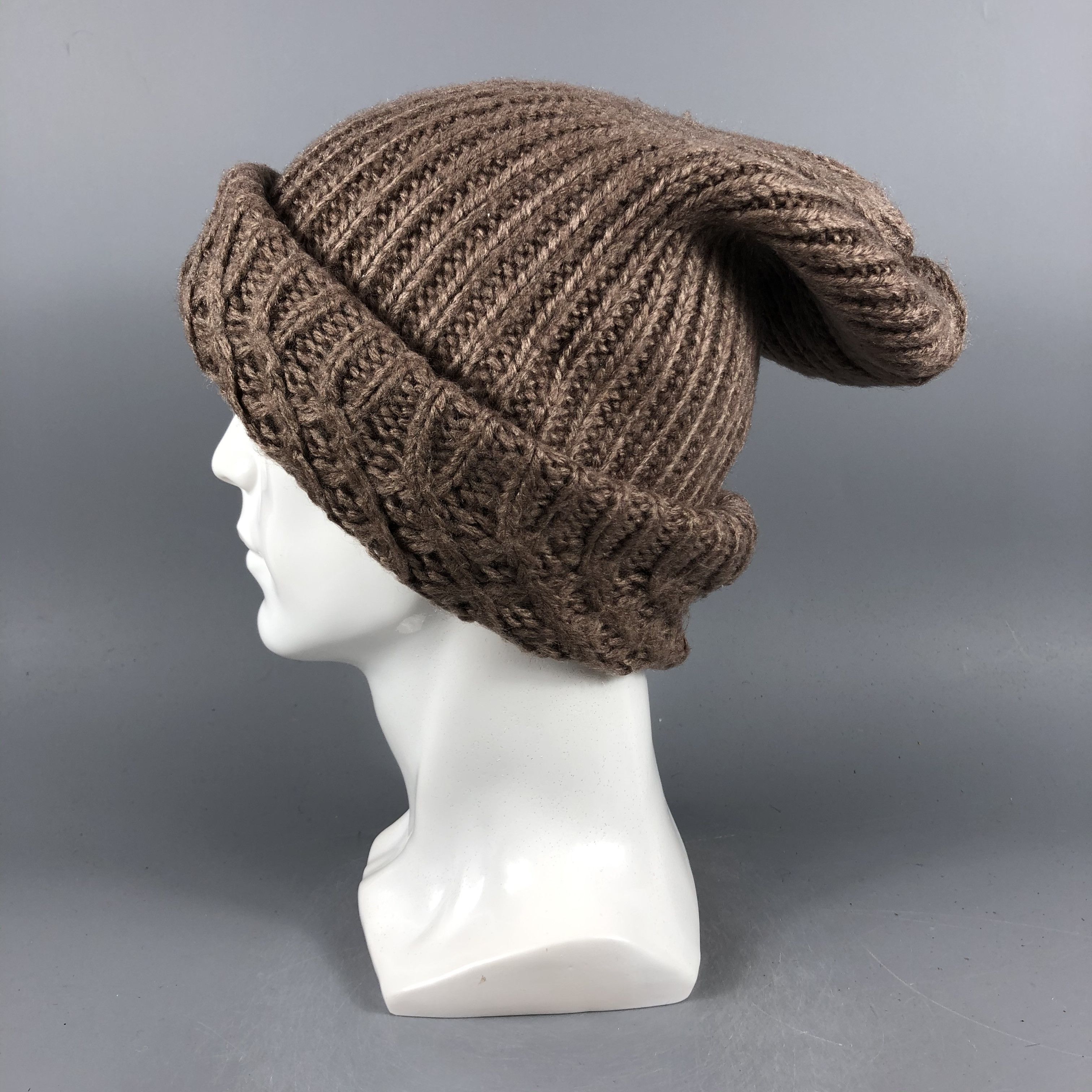 Japanese Brand × Vintage Japanese Brand Brown Beanie Snow Hat Snow Cap -D1298 Size ONE SIZE - 1 Thumbnail