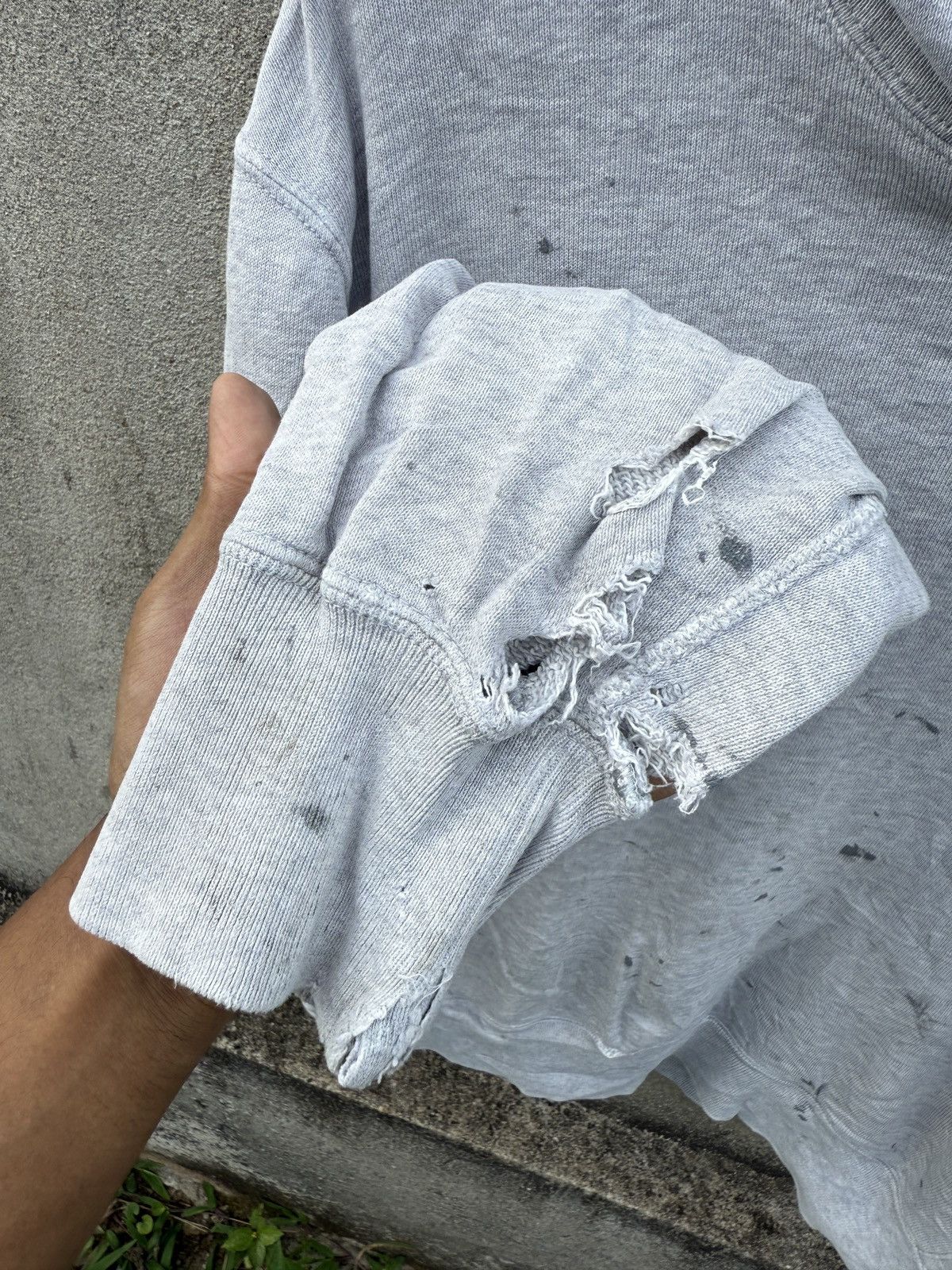 Lemaire × Uniqlo Uniqlo Hoodie Distressed Inspired by If Six Was Nine Size US L / EU 52-54 / 3 - 8 Thumbnail