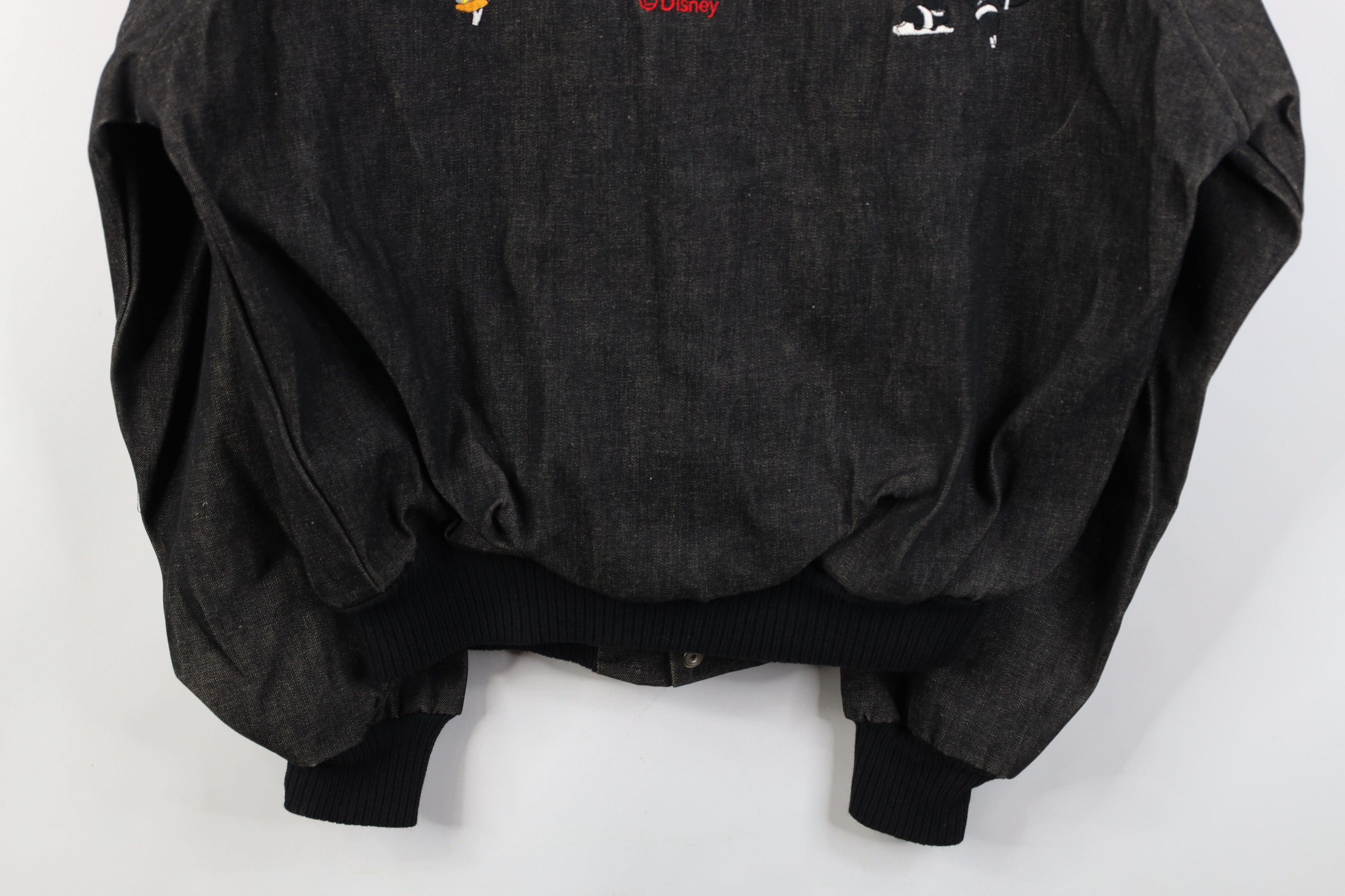 Vintage Vintage 90s Walt Disney World On Ice Chambray Bomber Jacket Size US L / EU 52-54 / 3 - 17 Thumbnail