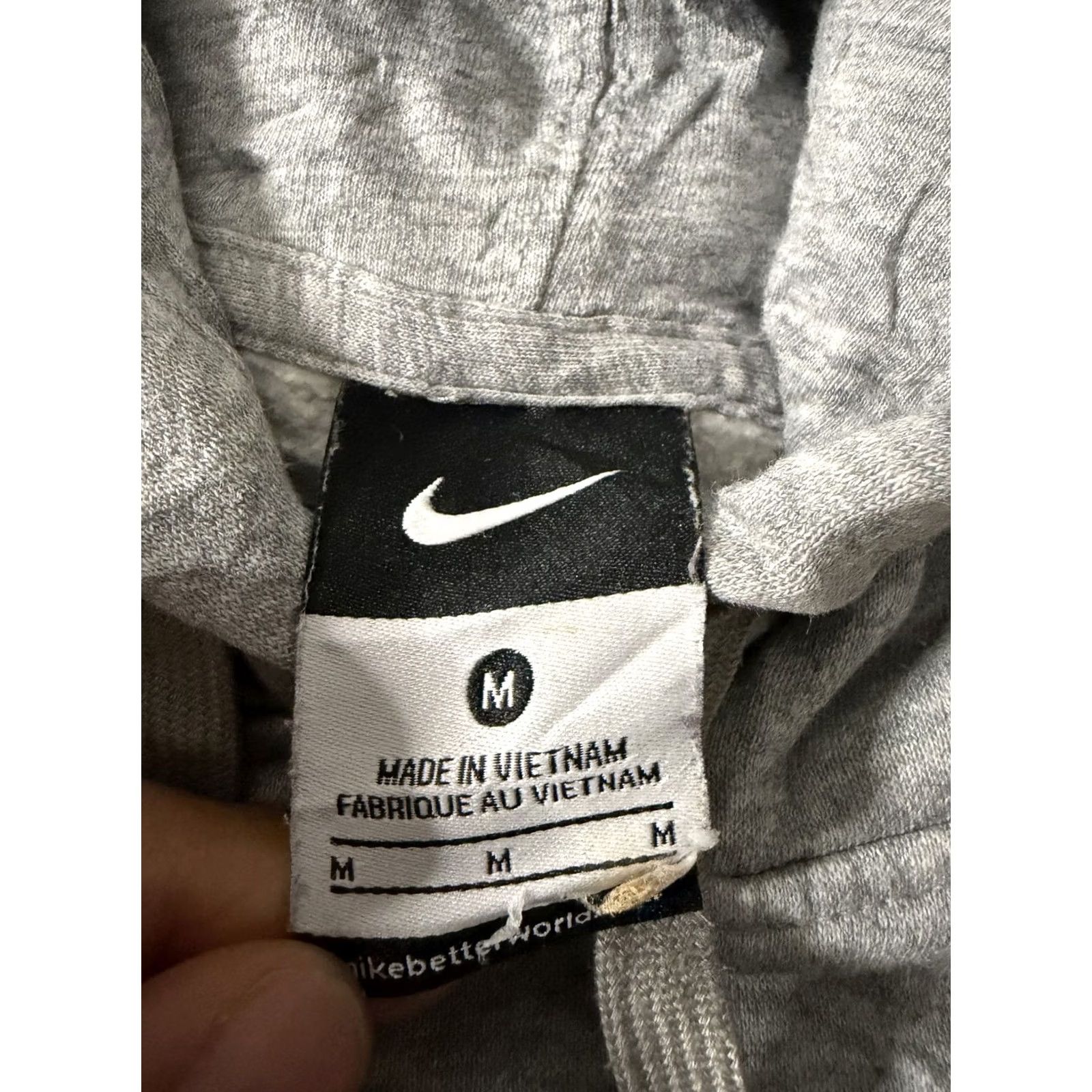 Nike Nike Mens Hoodie Grey Fleece Pullover Small Swoosh 836123-063 Size US M / EU 48-50 / 2 - 4 Thumbnail