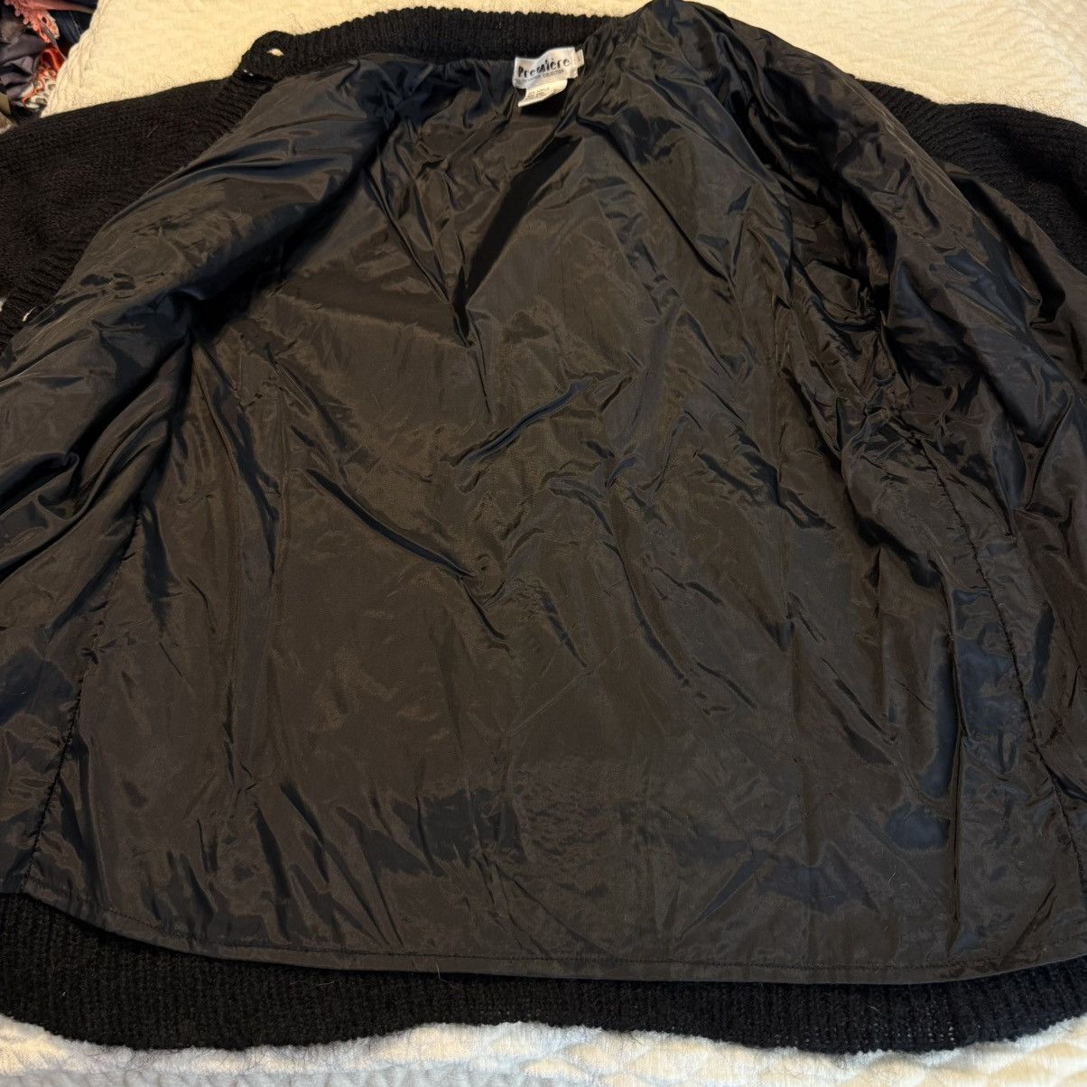 Other VTG 80s Premiere Wool Blend Button Down Color Sweater Large Size L / US 10 / IT 46 - 4 Thumbnail