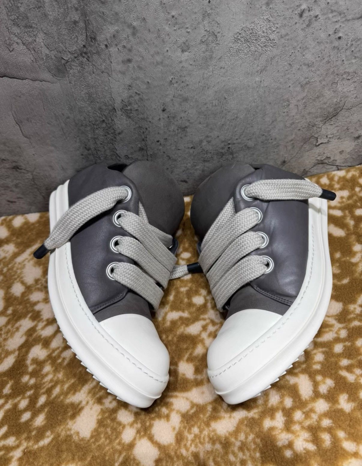 Rick Owens Rick Owens Main Line Jumbo Low, Mocha Brown K37 Size US 9.5 / EU 42-43 - 2 Thumbnail