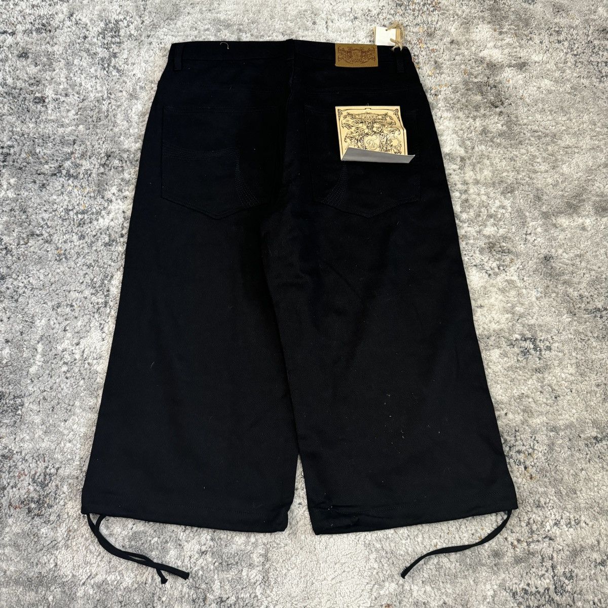 JNCO × Tripp NYC × Vintage Vintage Y2K Tank super baggy opium cybergoth skull shorts Size US 34 / EU 50 - 2 Thumbnail