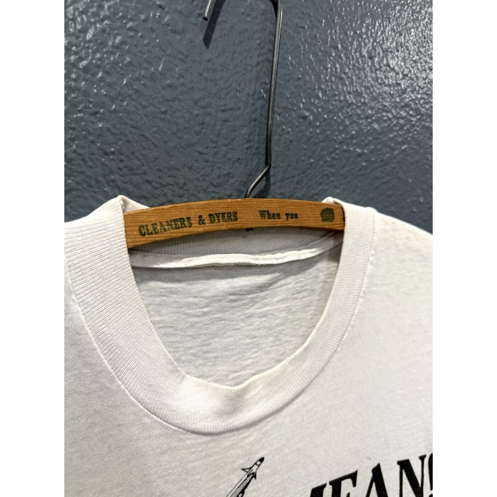 Vintage VINTAGE FA-18 Hornet Fighter Jet White T-Shirt Shirt M Mens 80s White Size US M / EU 48-50 / 2 - 2 Thumbnail