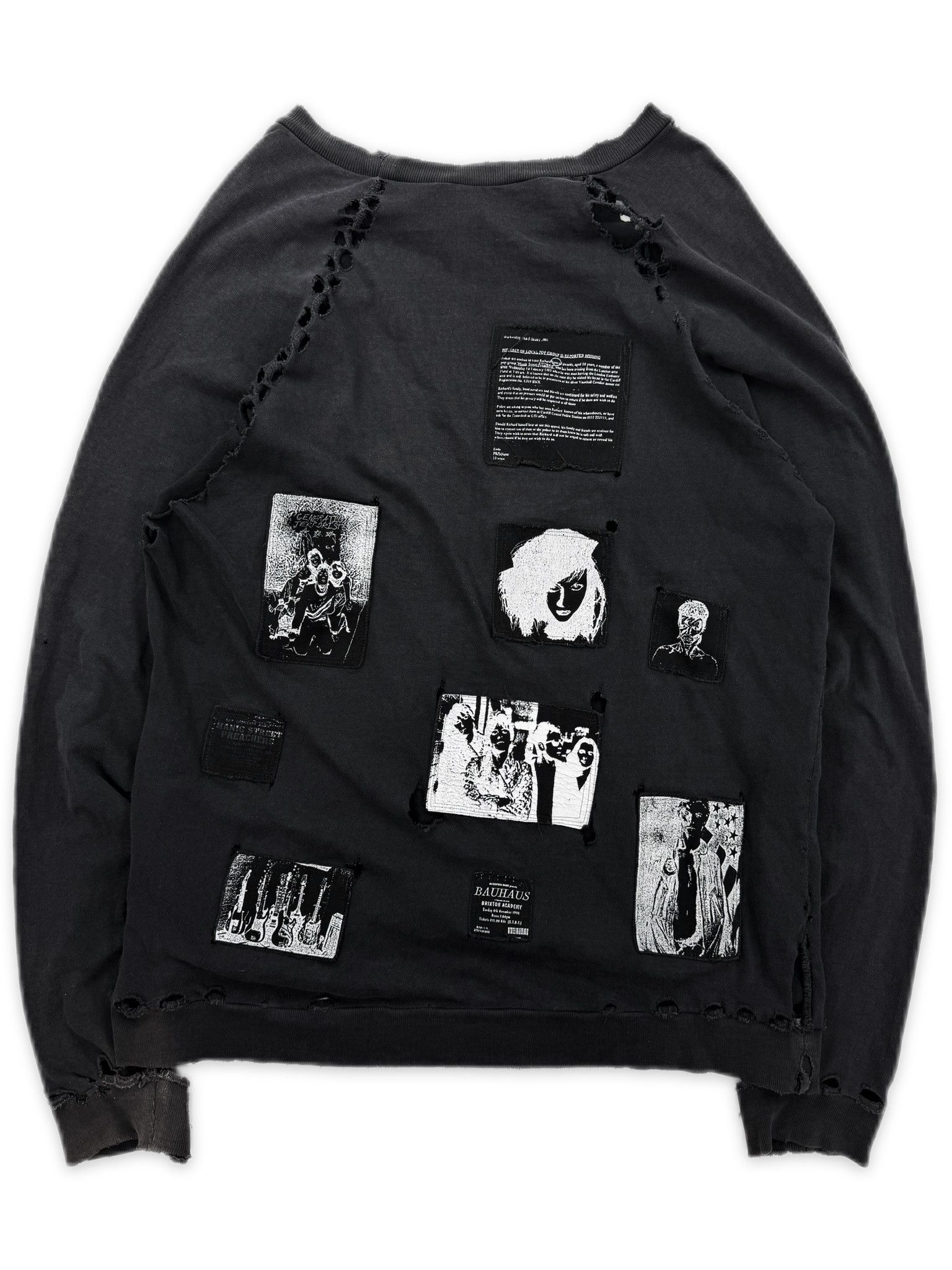 Raf Simons AW01 Raf Simons Riot Riot Riot Reverse Patch SAMPLE Crewneck Size US M / EU 48-50 / 2 - 1 Thumbnail