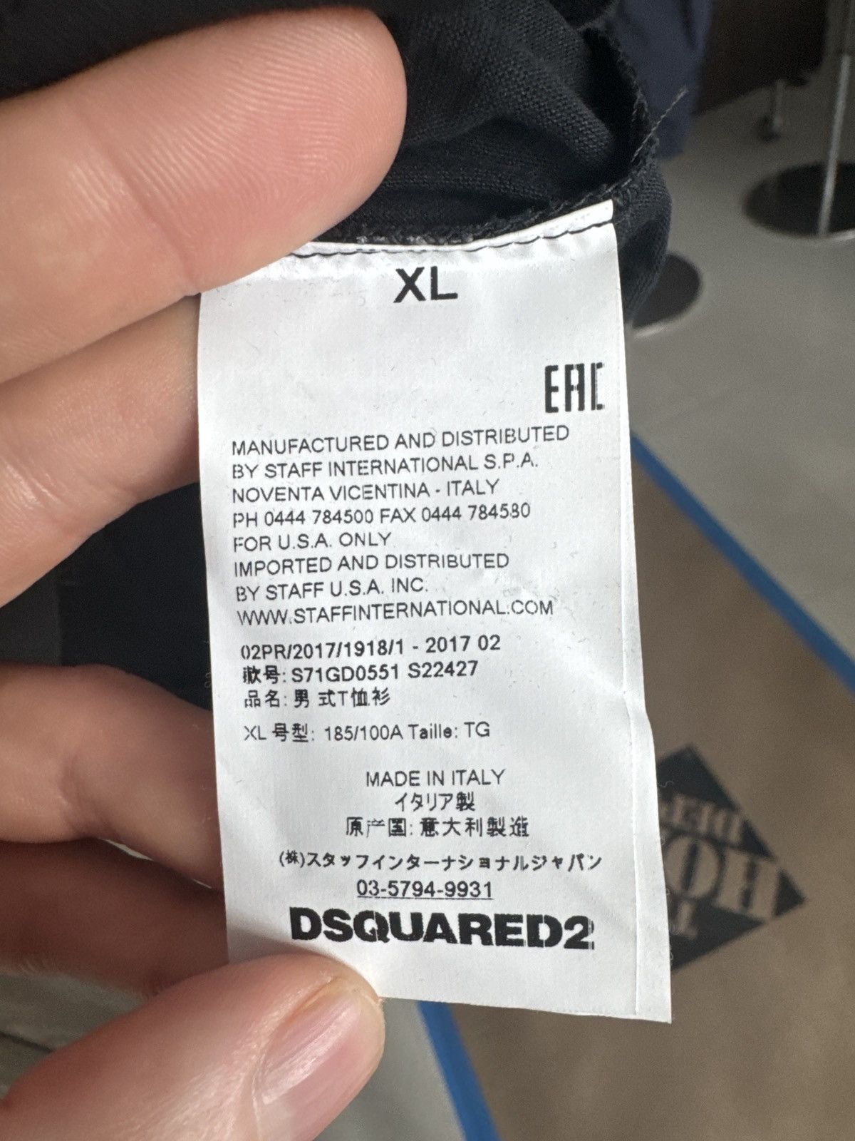 Dsquared2 Dsquared2 Heavy Trucking 2017 Tour Tshirt Size US XL / EU 56 / 4 - 5 Thumbnail