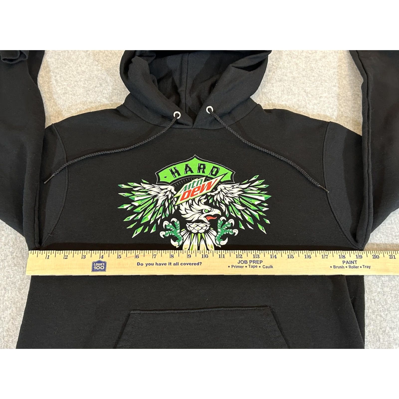 Champion Mountain Dew Hoodie Mens Small Black Promo Graphic Fleece Pullover Sweatshirt Size US S / EU 44-46 / 1 - 5 Thumbnail