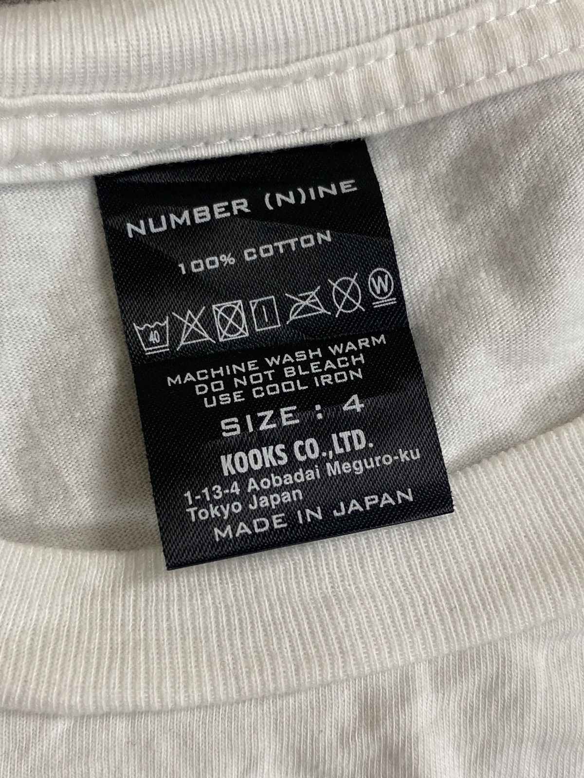 Number (N)ine Number Nine NN Logo longsleeve Size US XL / EU 56 / 4 - 5 Thumbnail