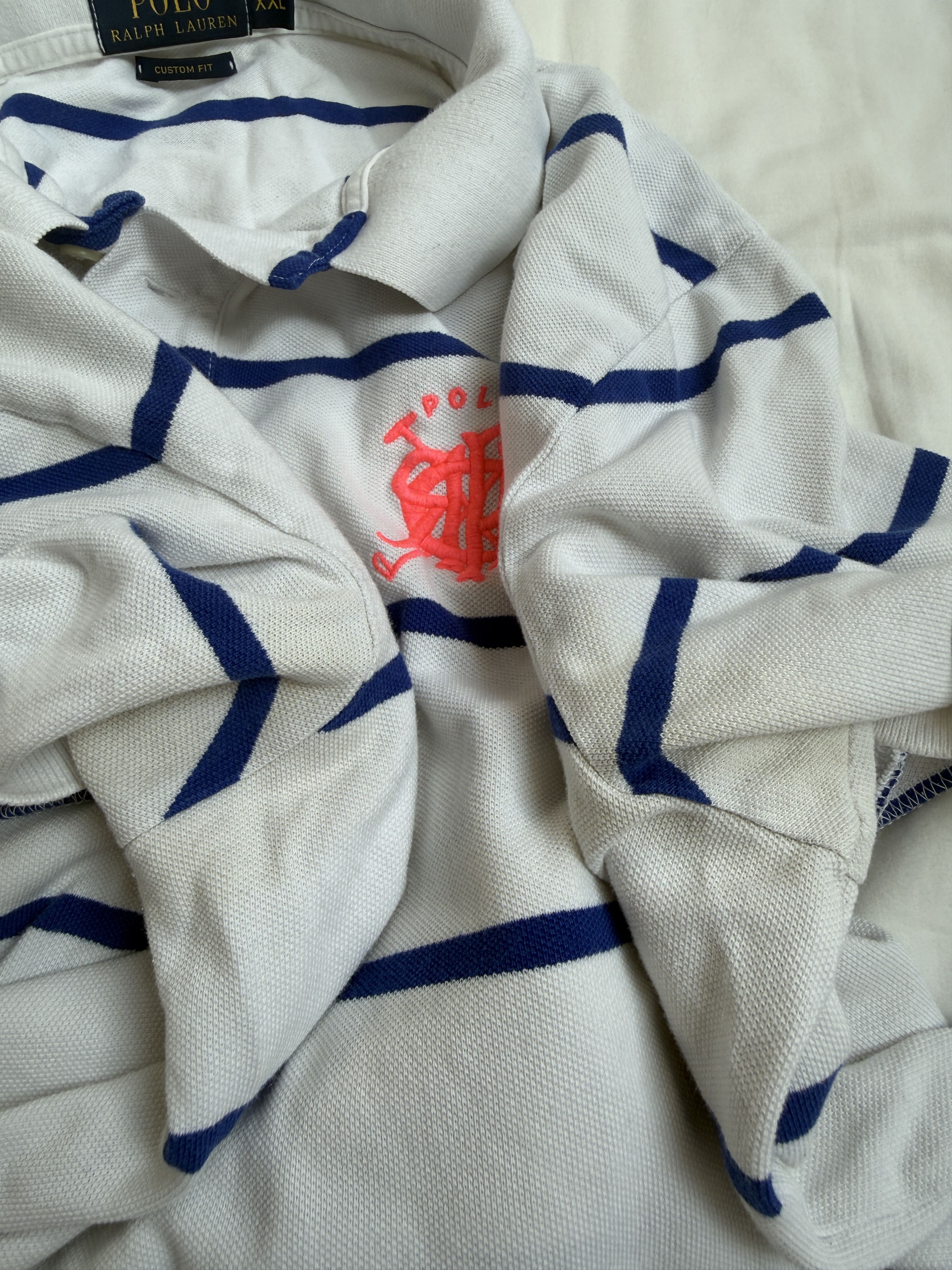 Polo Ralph Lauren Polo Ralph Lauren striped polo t-shirt tee rugby big logo Size US XXL / EU 58 / 5 - 7 Thumbnail