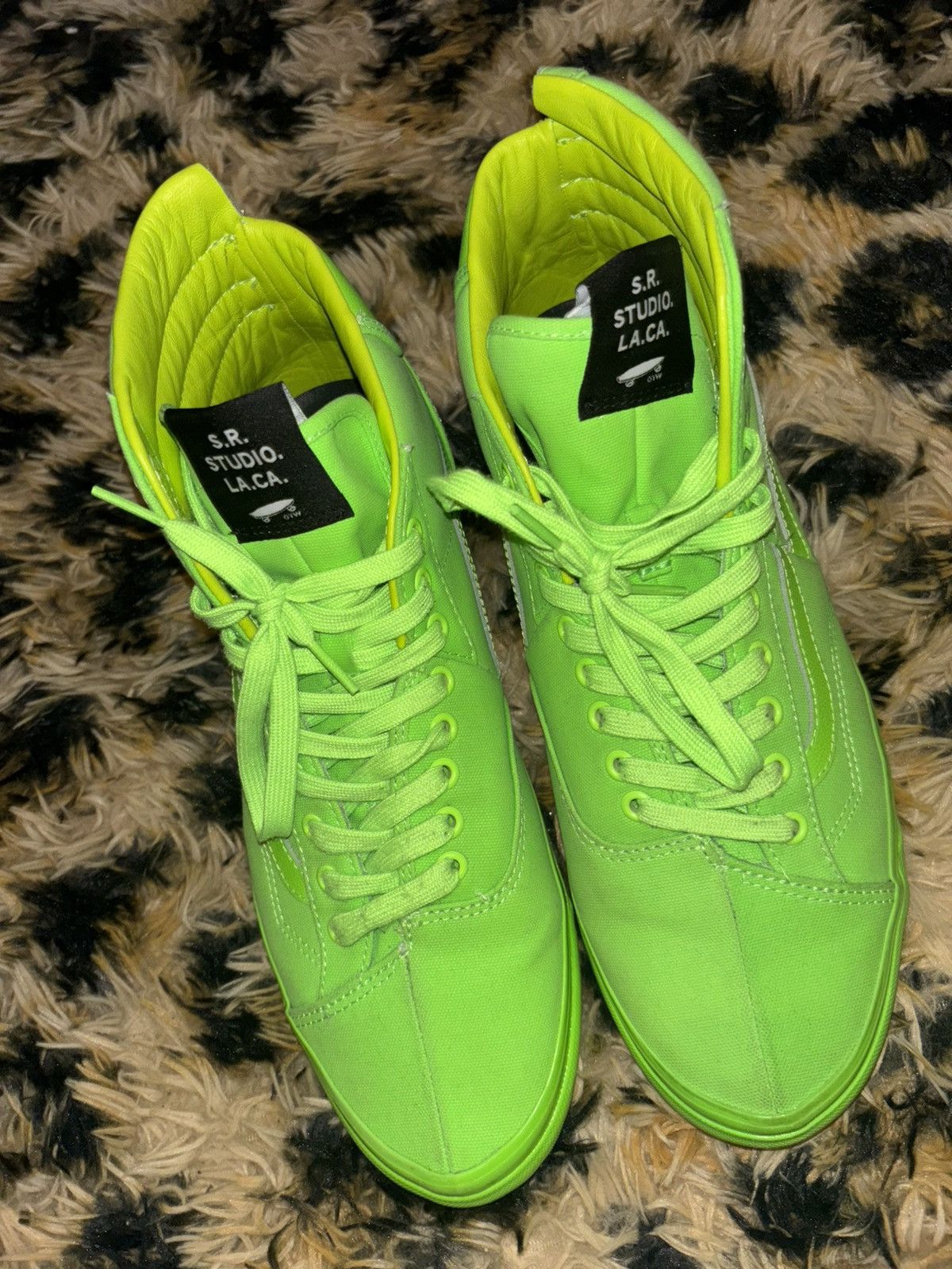 Sterling Ruby × Vans S. R. Studio LA OTW Vans in green Size US 12 / EU 45 - 3 Thumbnail
