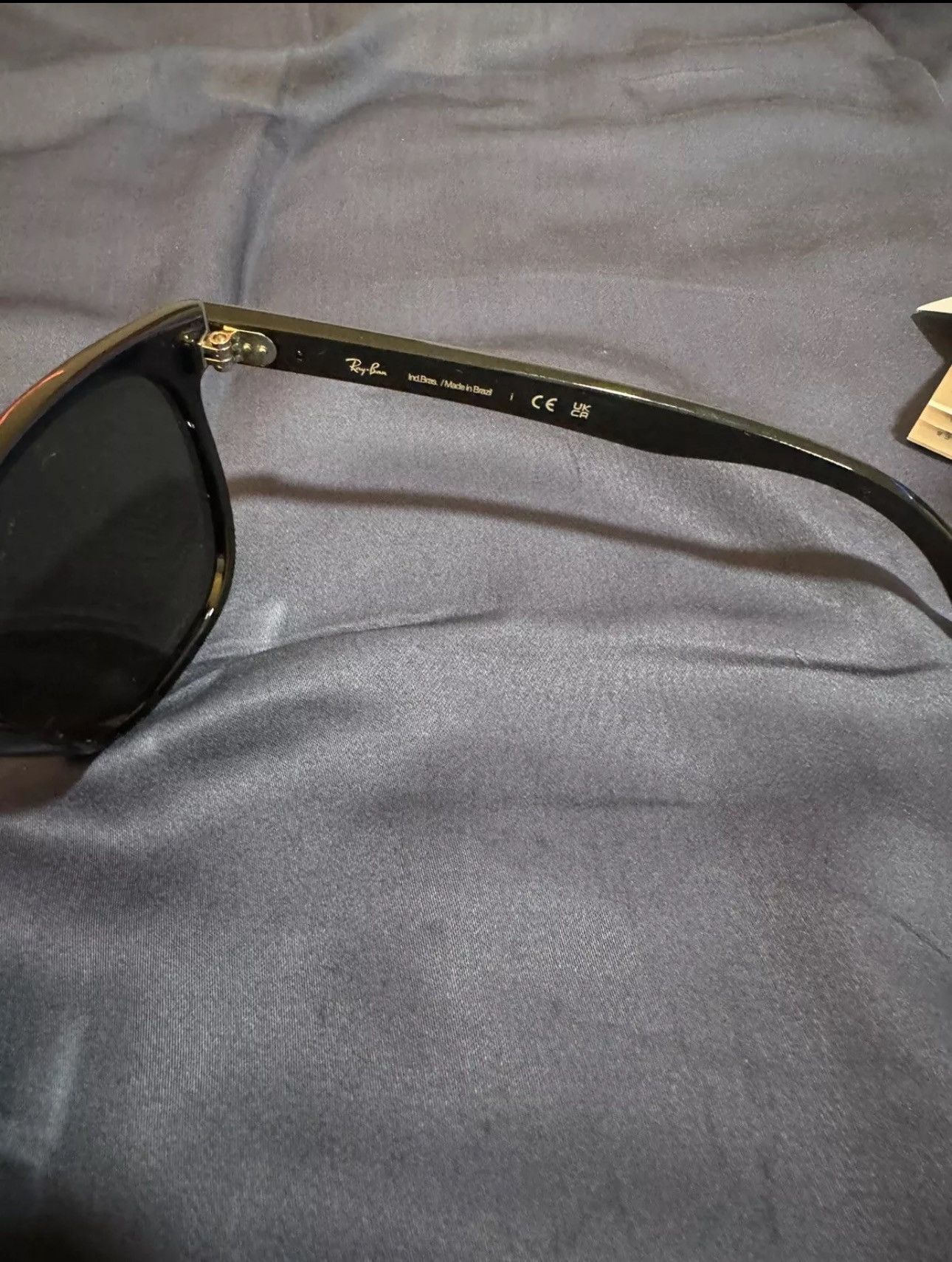 RayBan New Ray-Ban RB4184 601/71 Polished Black / gray Lens Size ONE SIZE - 4 Thumbnail